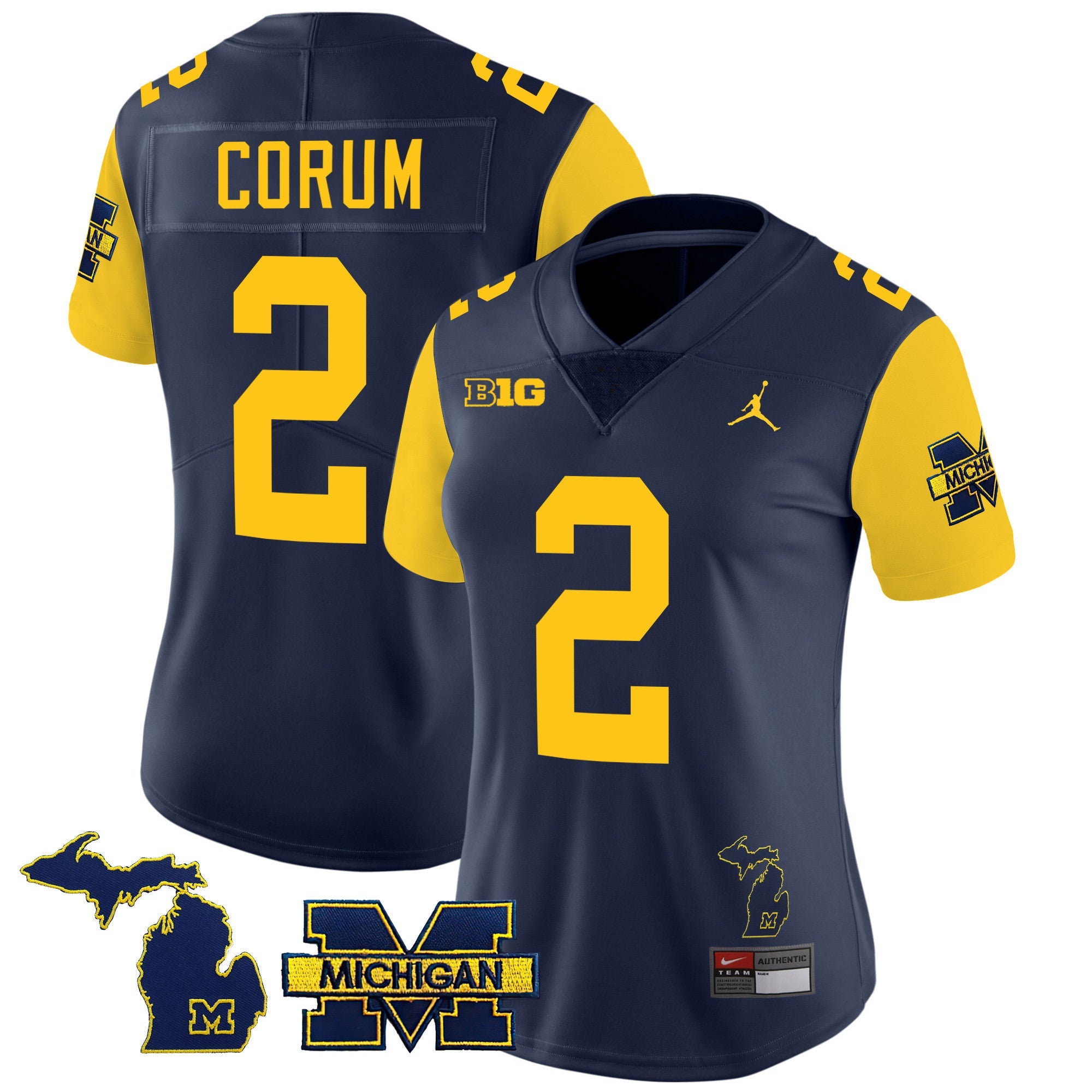 Women's Michigan Wolverines 2023 Special Jersey - All Stitched