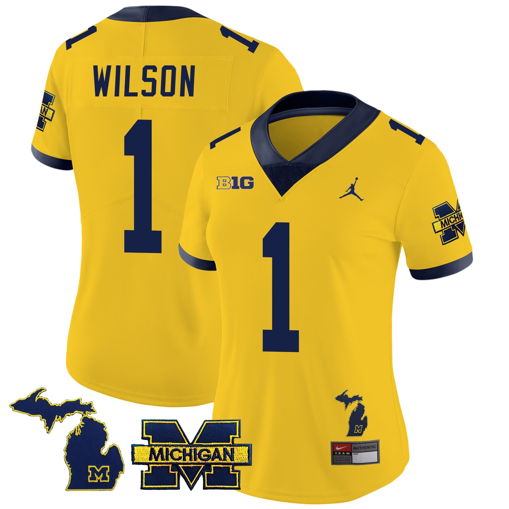 Women's Michigan Wolverines 2023 Special Jersey - All Stitched