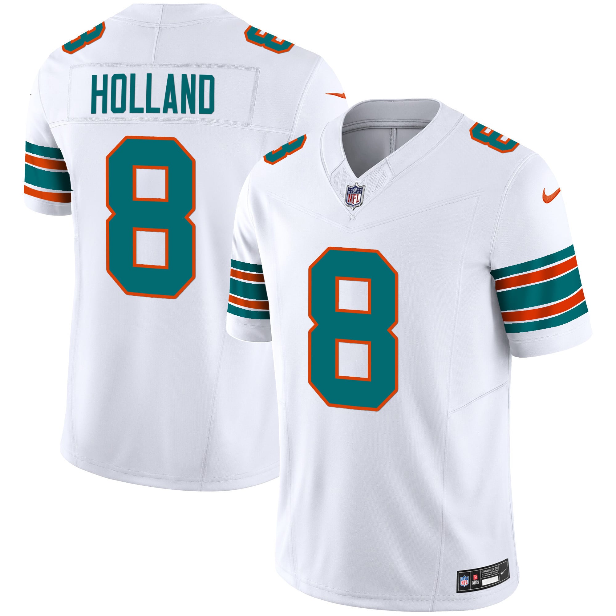 Men's Dolphins Vapor Limited Jersey - All Stitched