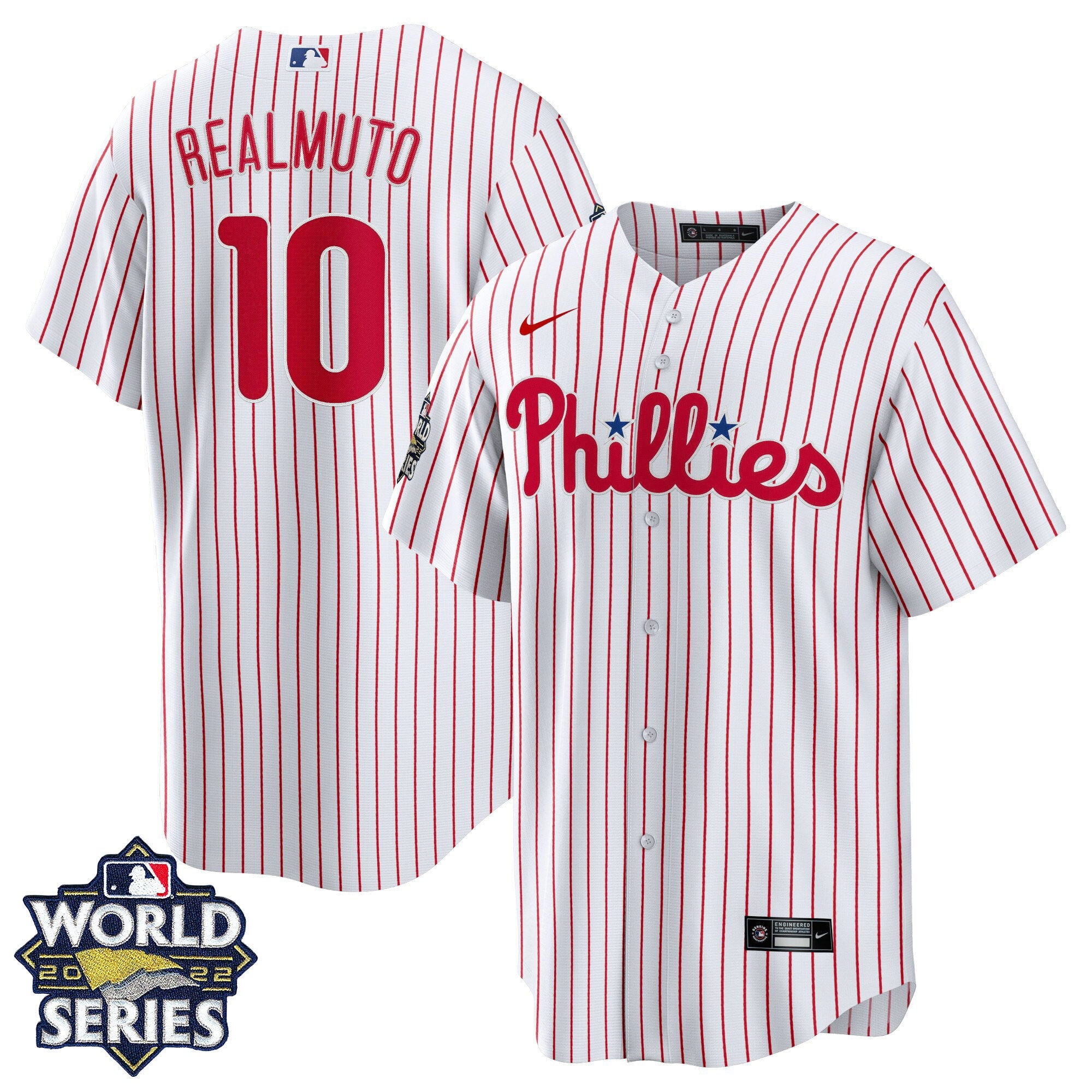 Men's Philadelphia Phillies 2022 World Series Home Player Jersey - All Stitched