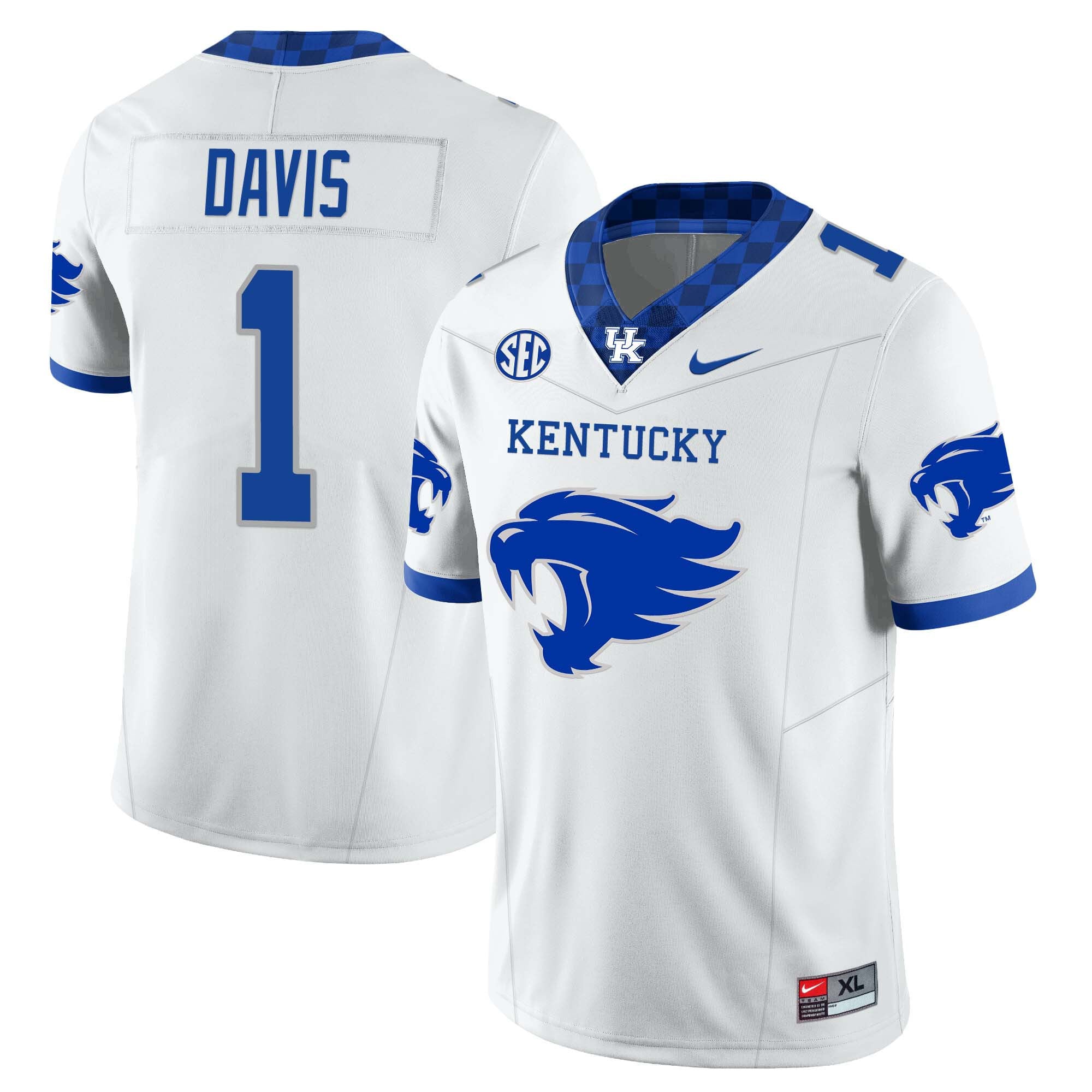 Men’s Kentucky Wildcats Football Limited Jersey – Wildcats Logo