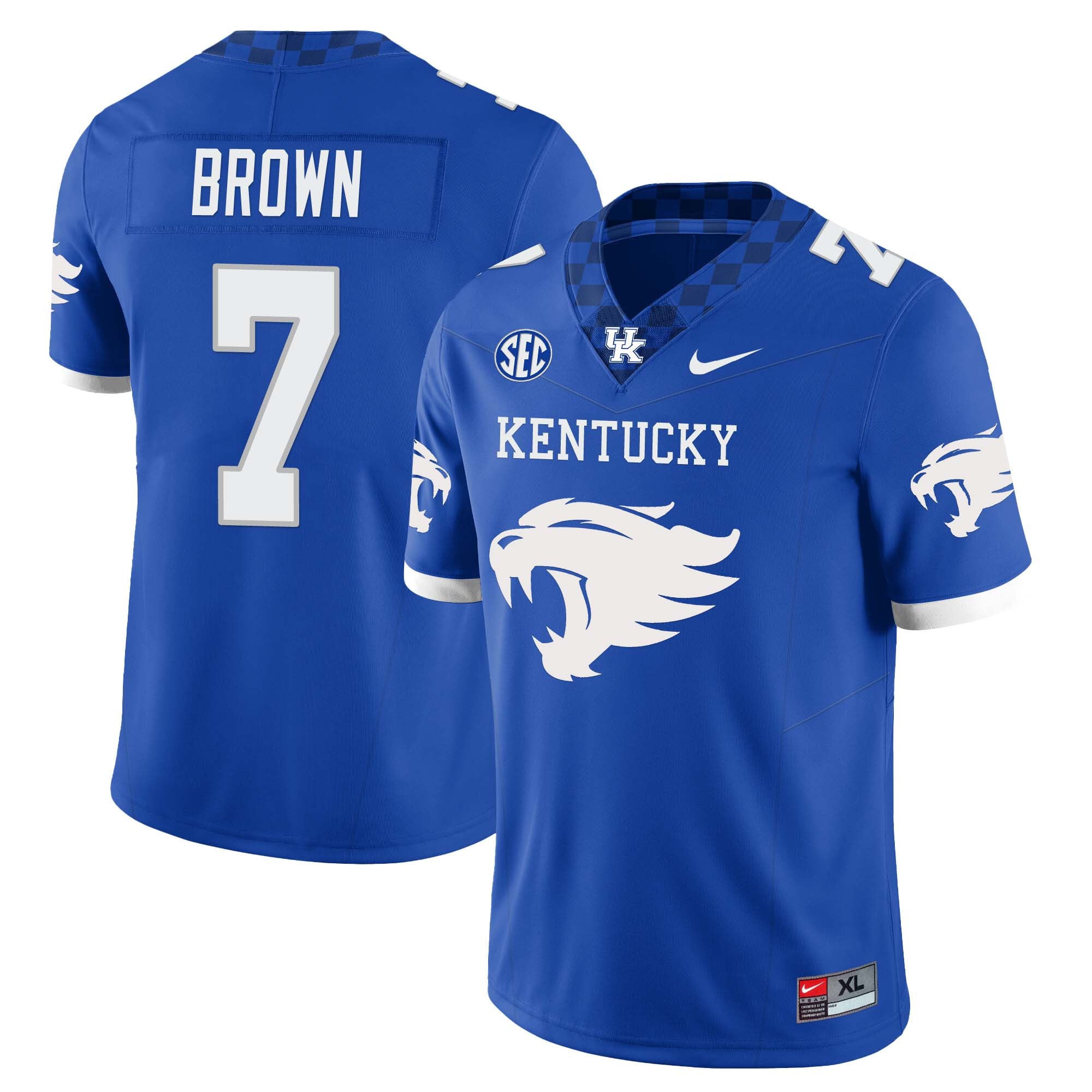 Men’s Kentucky Wildcats Football Limited Jersey – Wildcats Logo
