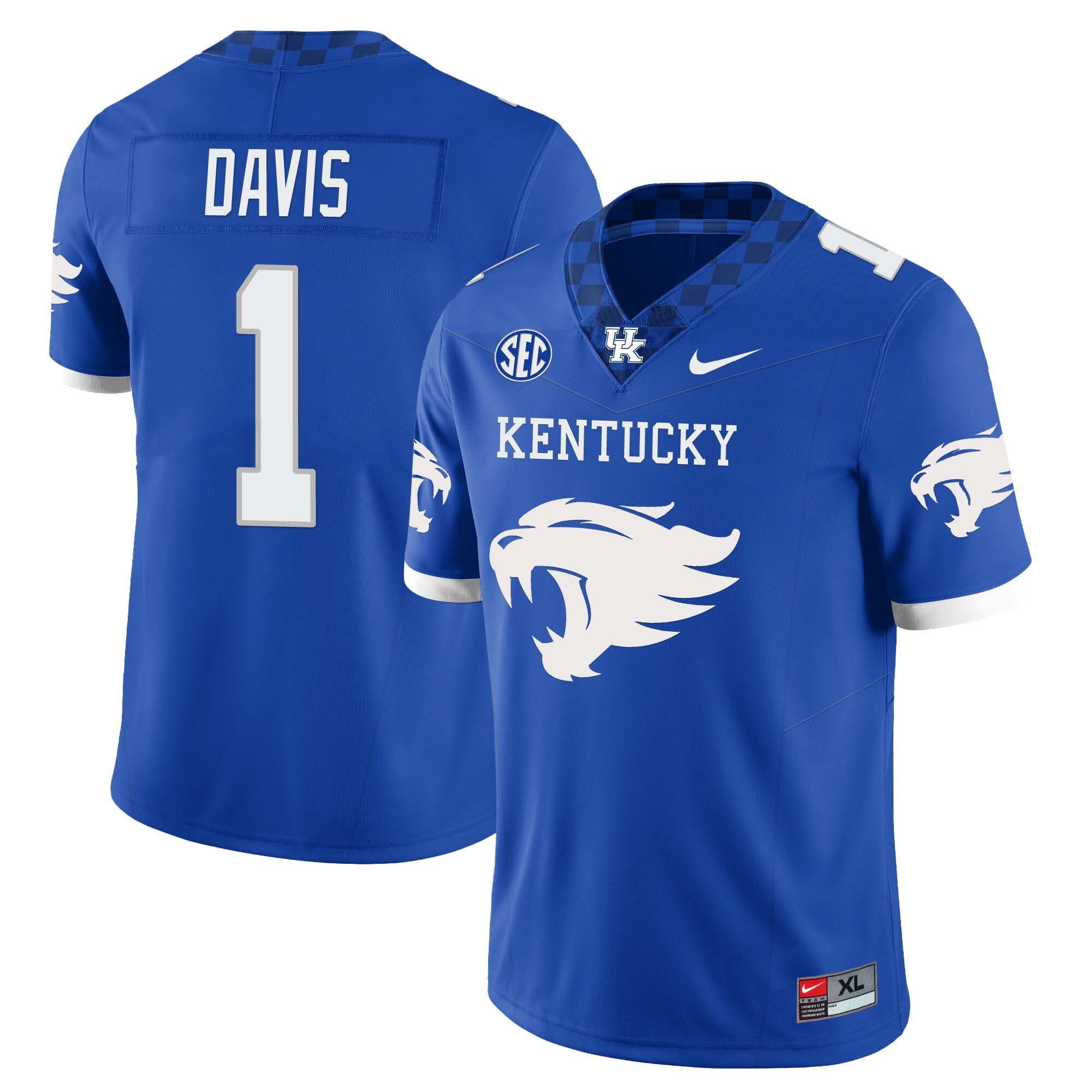 Men’s Kentucky Wildcats Football Limited Jersey – Wildcats Logo