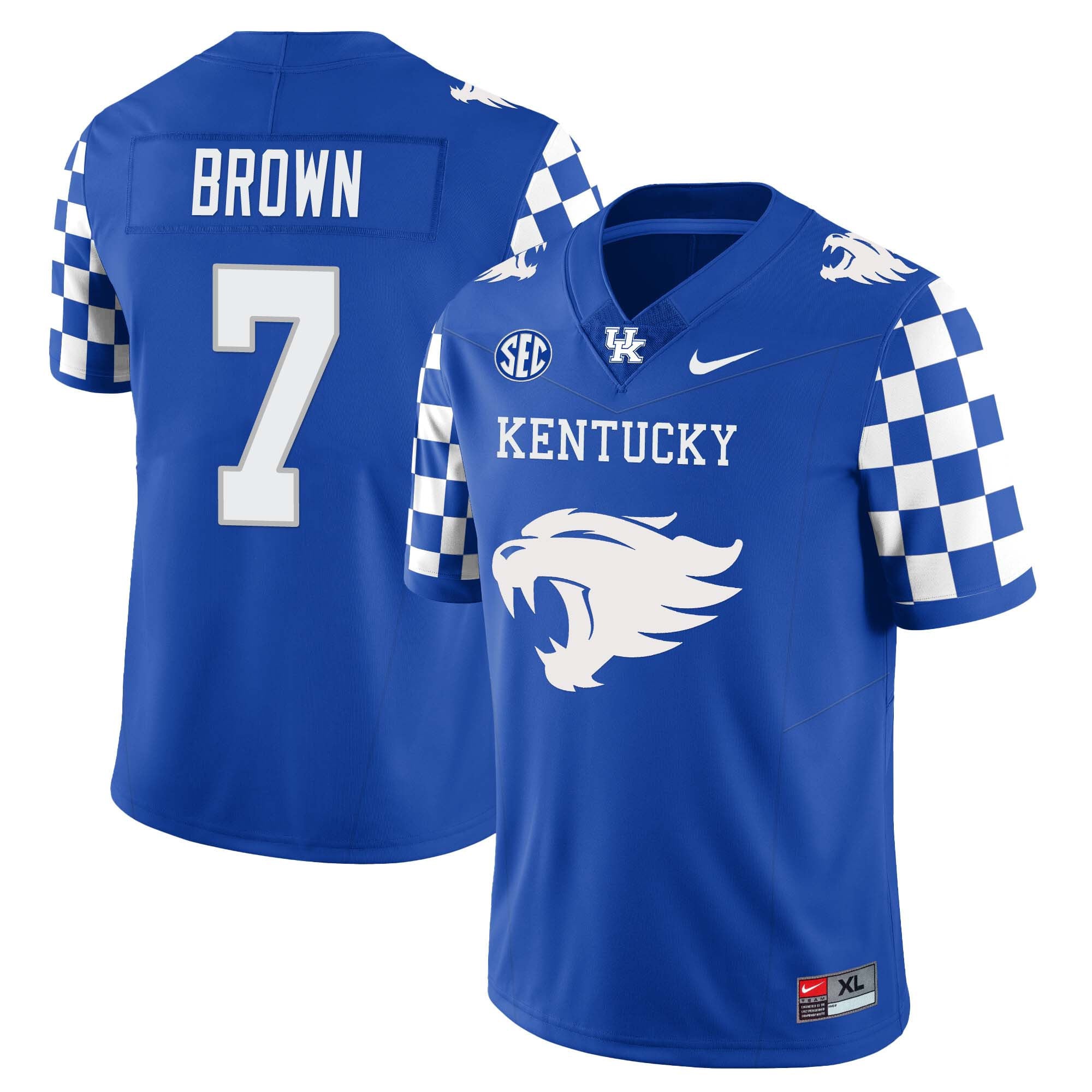 Men’s Kentucky Wildcats Football Limited Jersey – Wildcats Logo