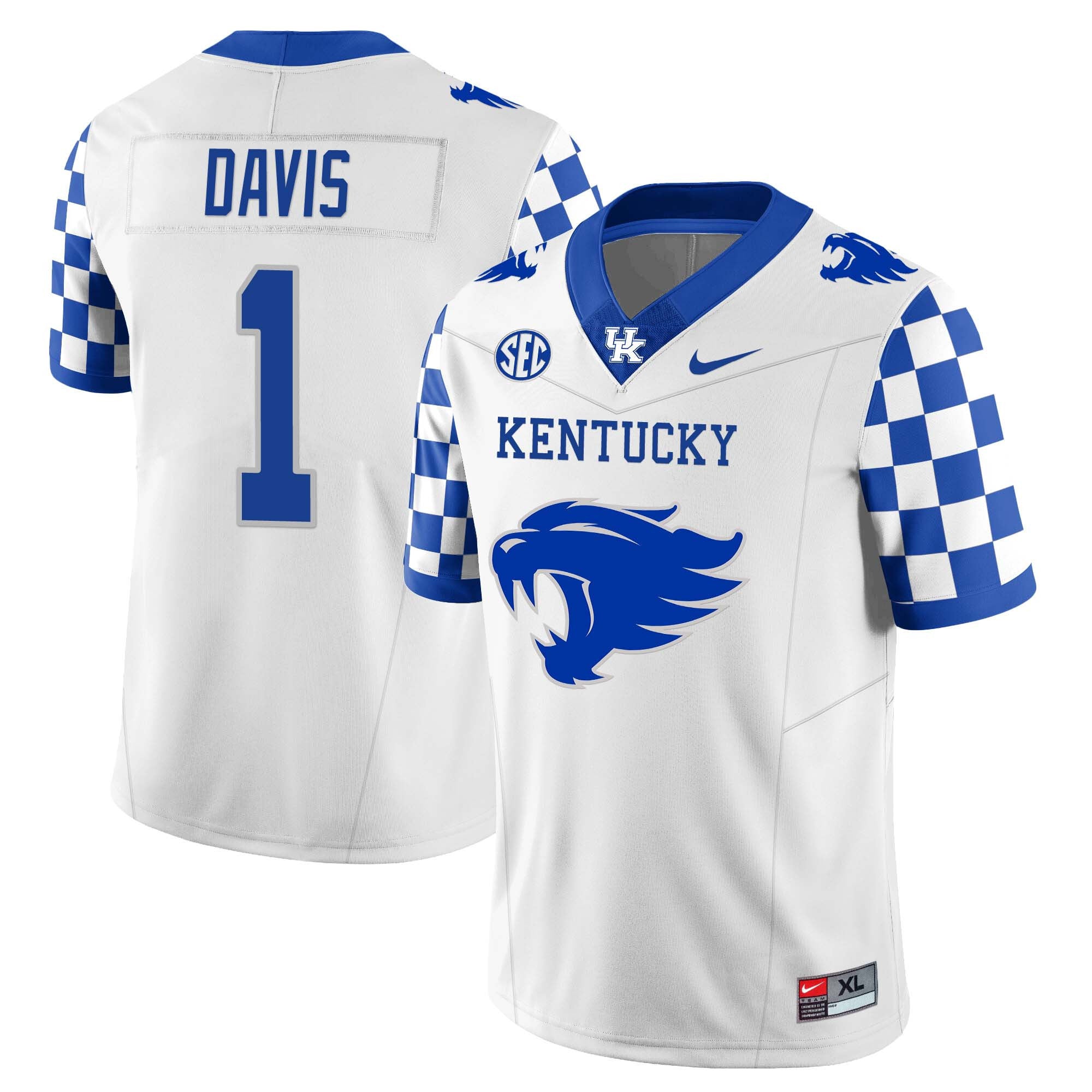 Men’s Kentucky Wildcats Football Limited Jersey – Wildcats Logo