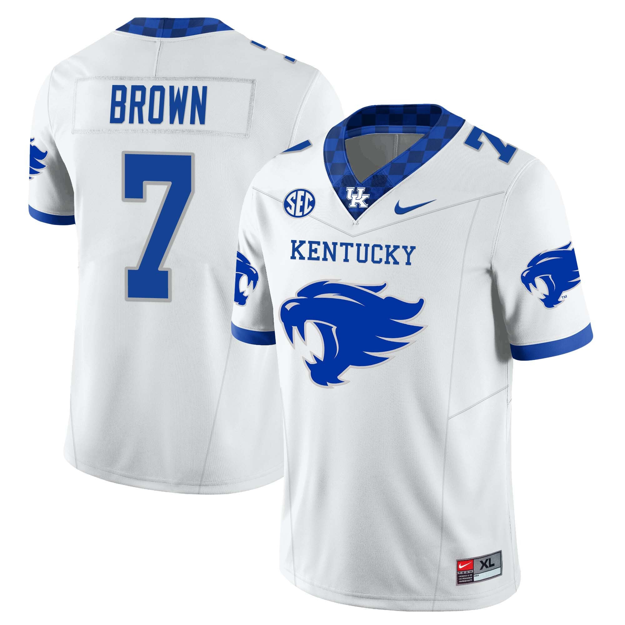 Men’s Kentucky Wildcats Football Limited Jersey – Wildcats Logo