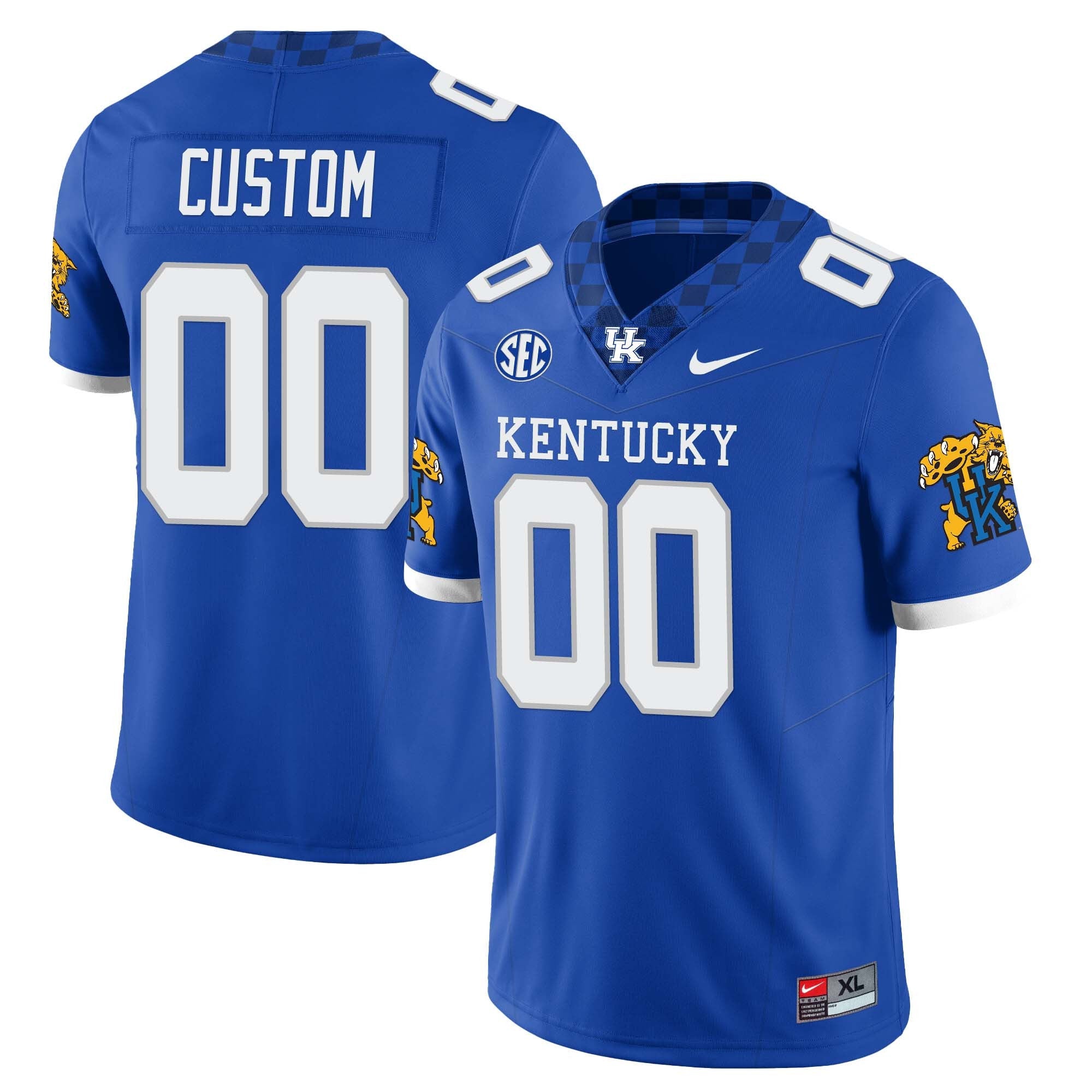 Men's Kentucky Wildcats Football Limited Custom Jersey ? Wildcats Logo