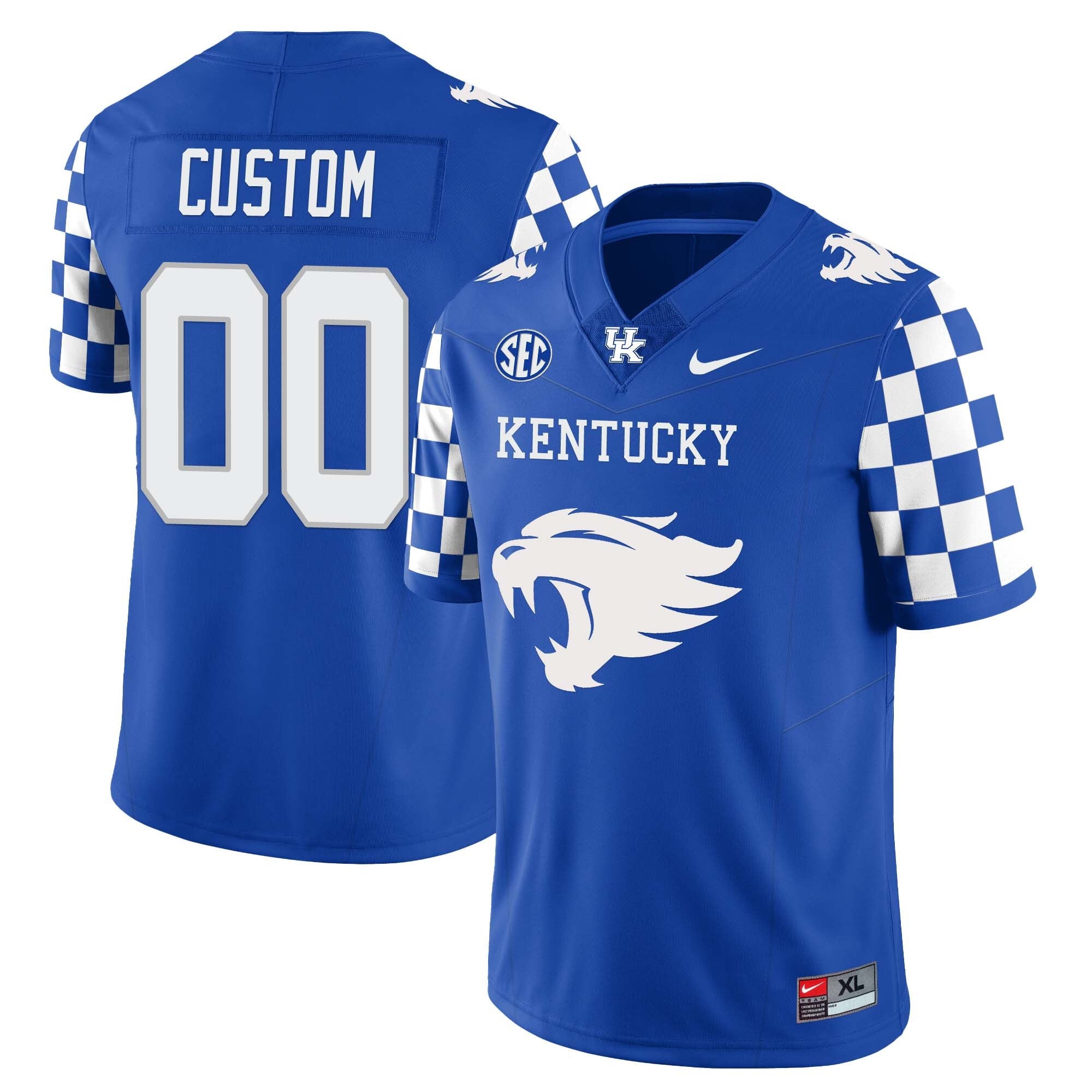 Men's Kentucky Wildcats Football Limited Custom Jersey ? Wildcats Logo