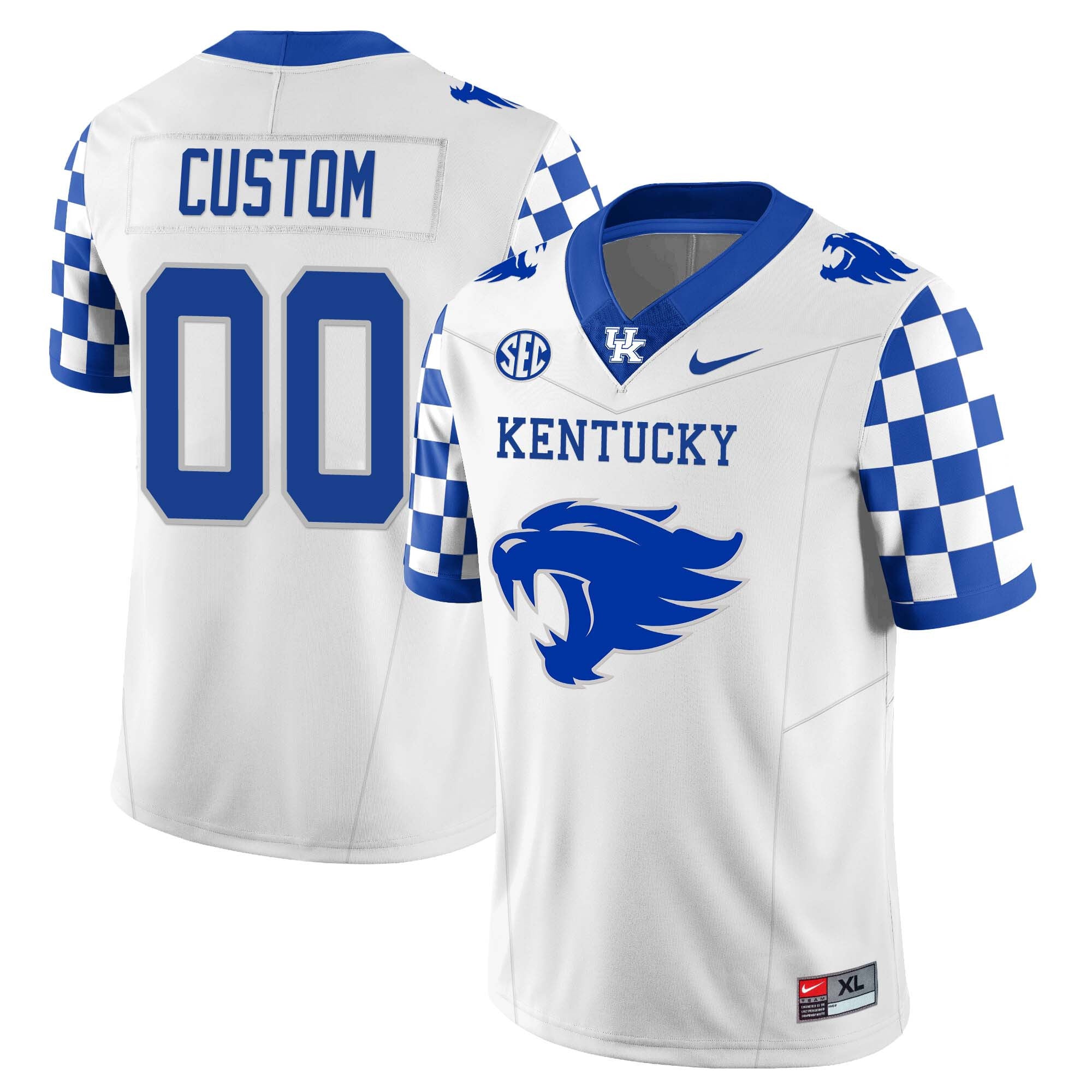 Men's Kentucky Wildcats Football Limited Custom Jersey ? Wildcats Logo