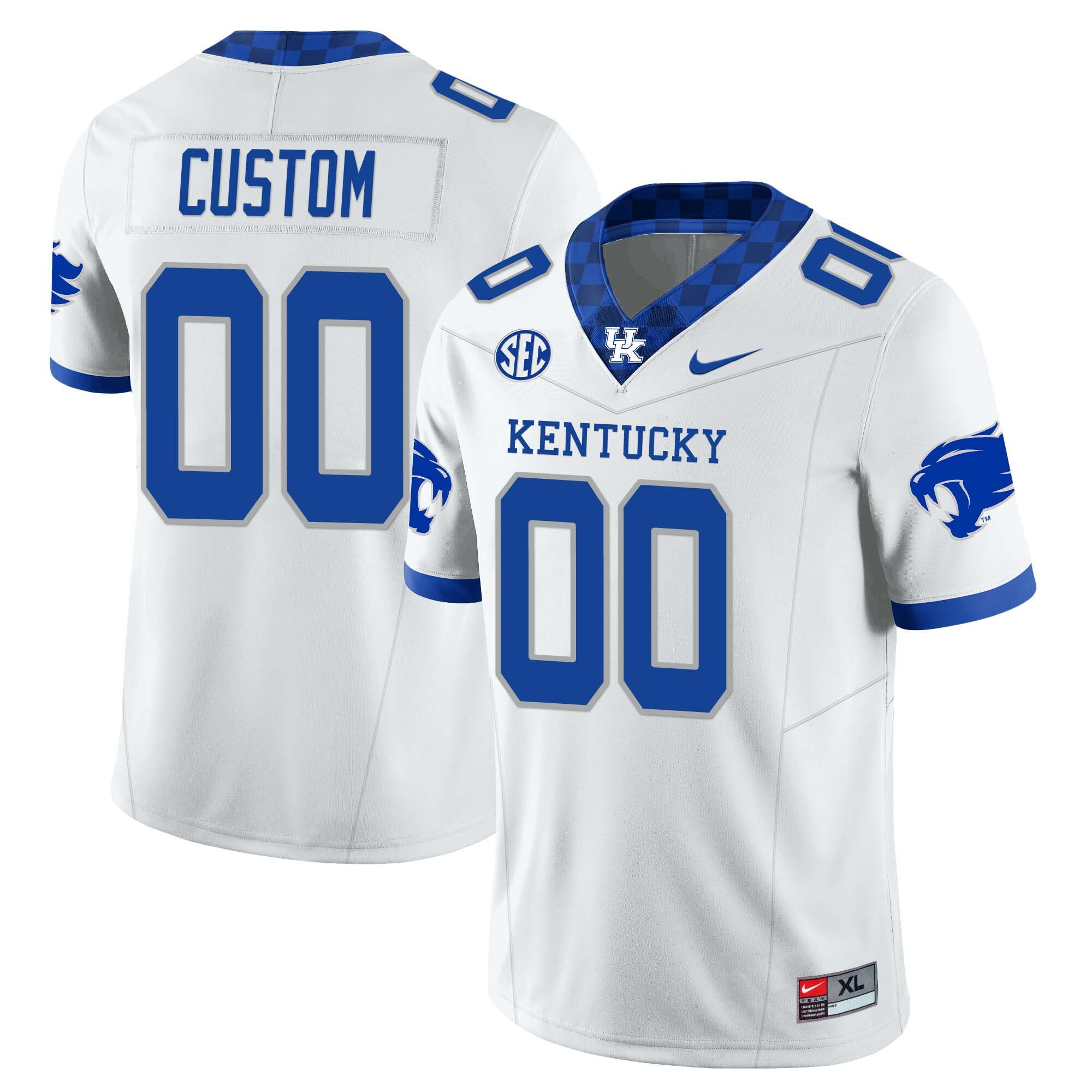 Men's Kentucky Wildcats Football Limited Custom Jersey ? Wildcats Logo