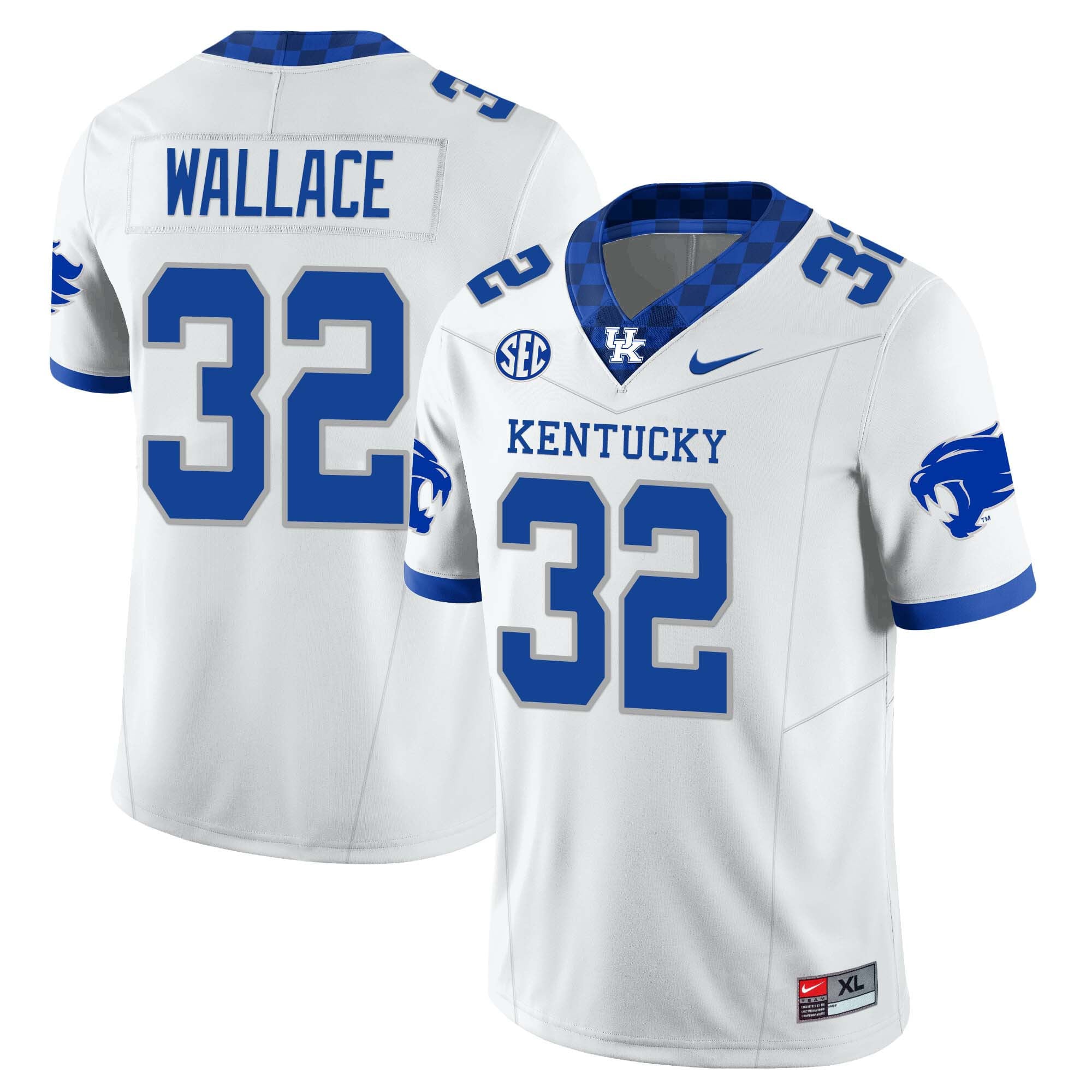 Men’s Kentucky Wildcats Football Jersey – All Stitched