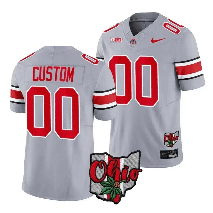 Ohio State Buckeyes Custom Jersey - Ohio State Patch - All Stitched