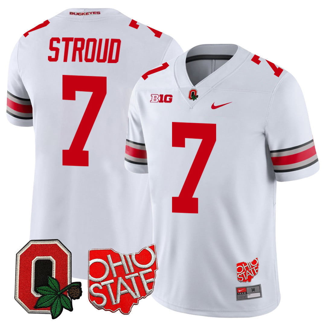 Men's Ohio State Buckeyes Jersey - Ohio State + Logo Patch