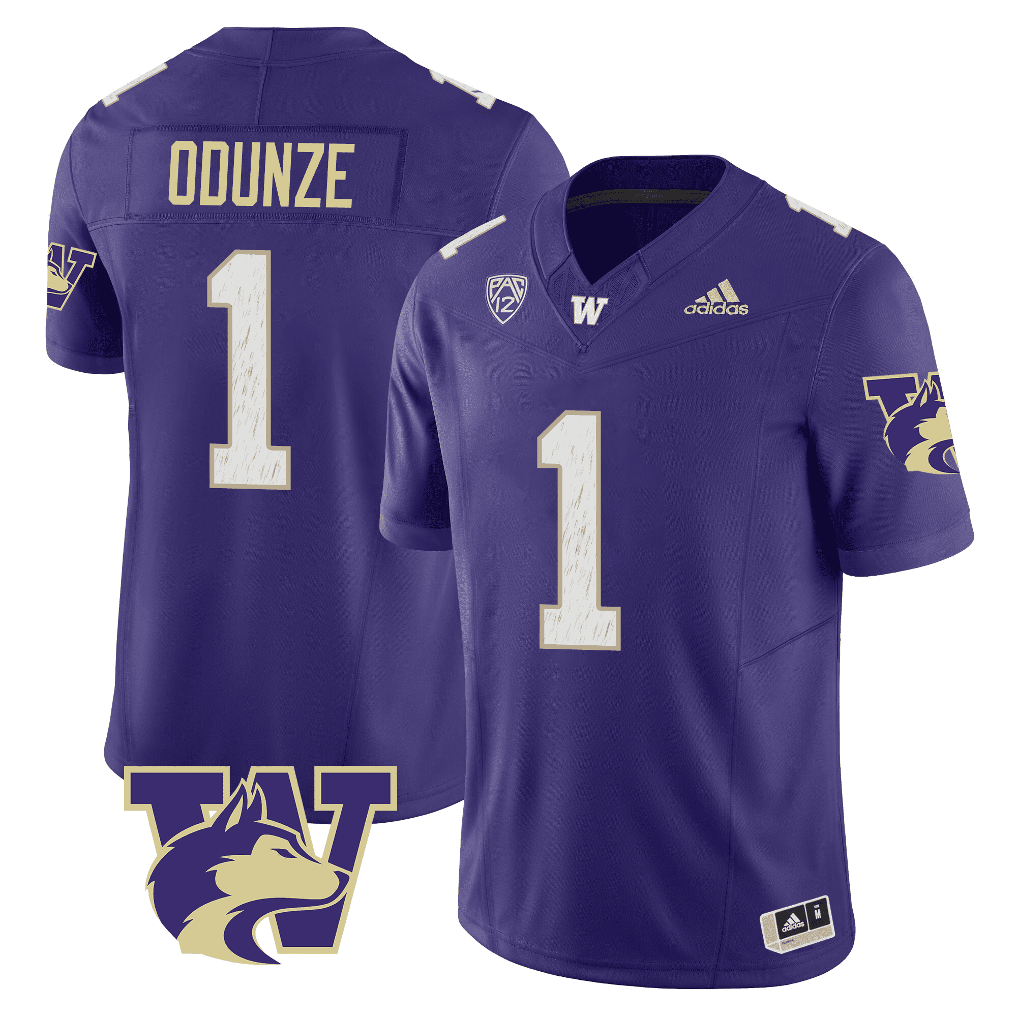 Men's Washington Huskies Limited Jersey - Huskies Logo Patch