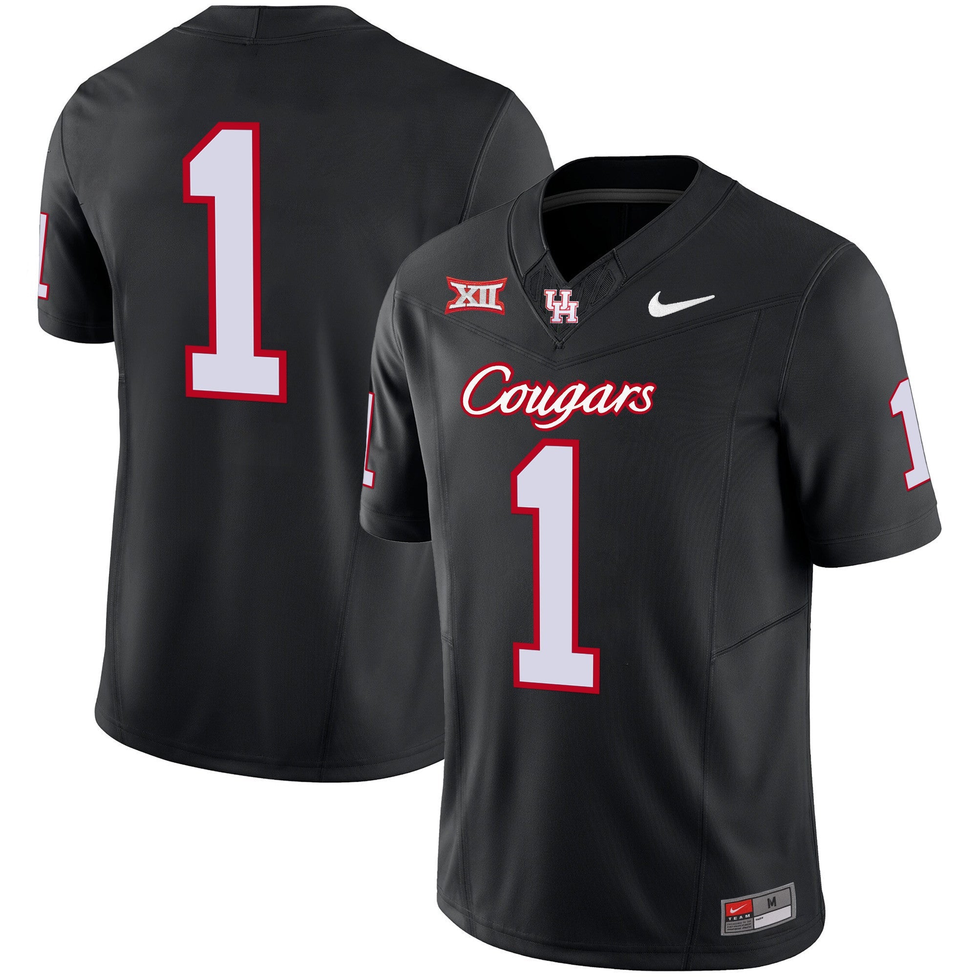 Men's Houston Cougars Oilers Inspired Vapor Jersey V4 - All Stitched
