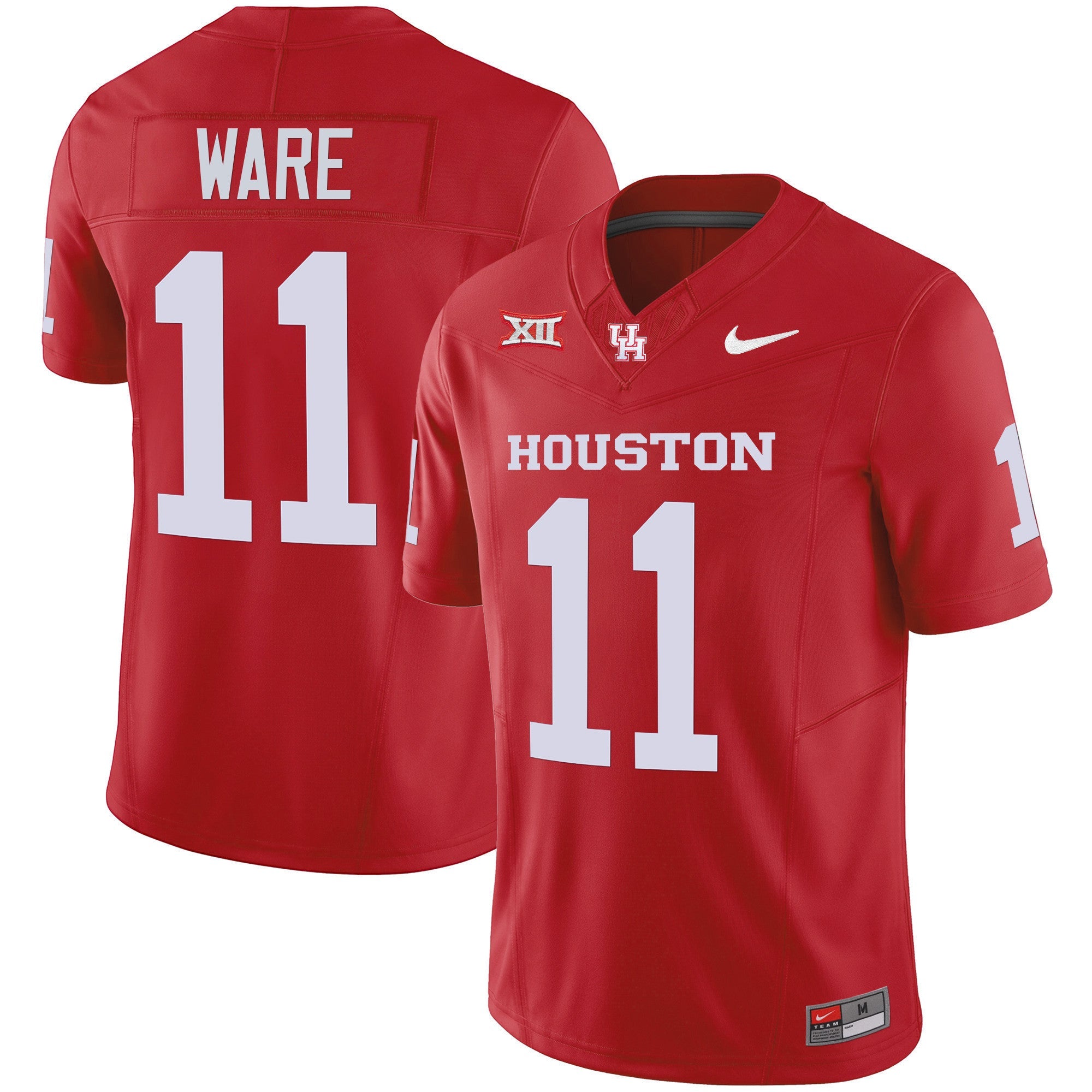 Men's Houston Cougars Oilers Inspired Vapor Jersey V4 - All Stitched