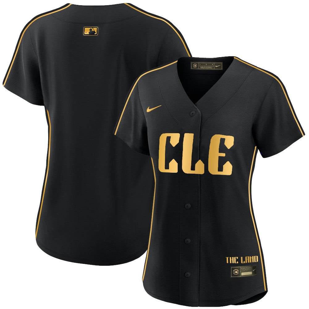 Women Cleveland Guardians Navy 2024 City Connect Limited Jersey TLA - Stitched
