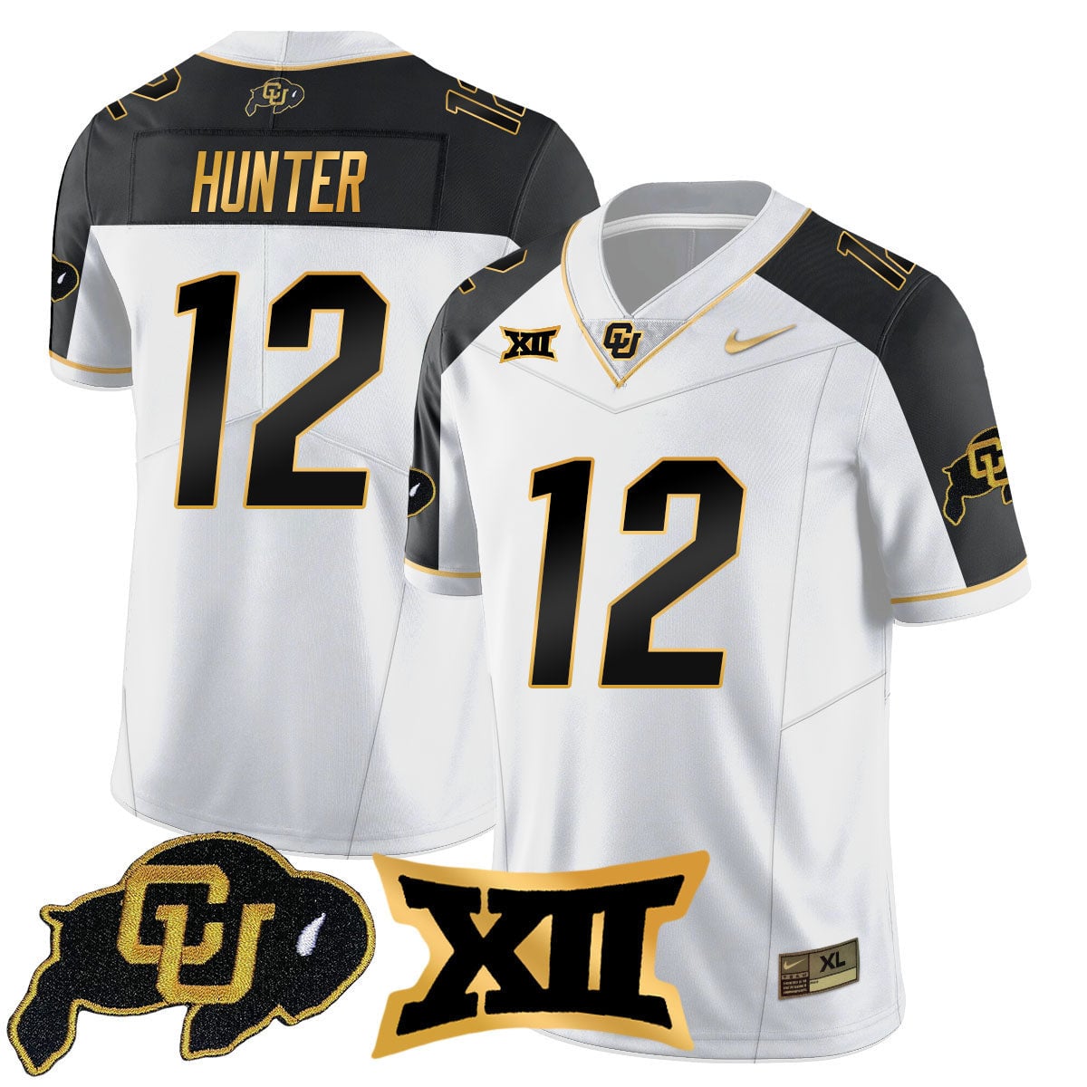 Colorado Buffaloes 2024 Vapor Limited Gold Jersey N1 - All Stitched