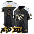 Colorado Buffaloes 2024 Vapor Limited Gold Jersey N2 - All Stitched