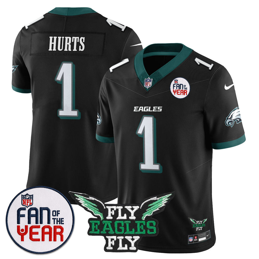 Custom Philadelphia Eagles "Fan Of The Year" Jersey - All Stitched