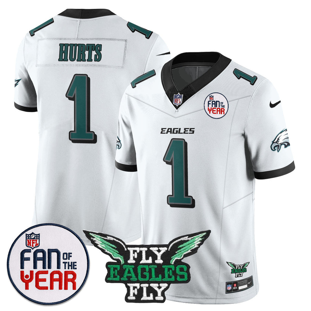 Custom Philadelphia Eagles "Fan Of The Year" Jersey - All Stitched