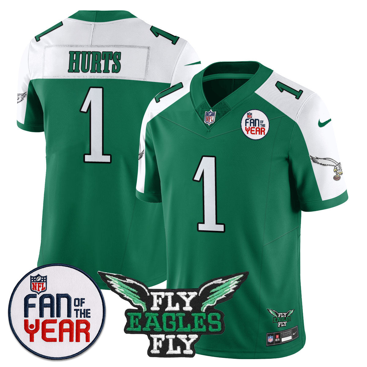 Men's Philadelphia Eagles "Fan Of The Year" Jersey - All Stitched