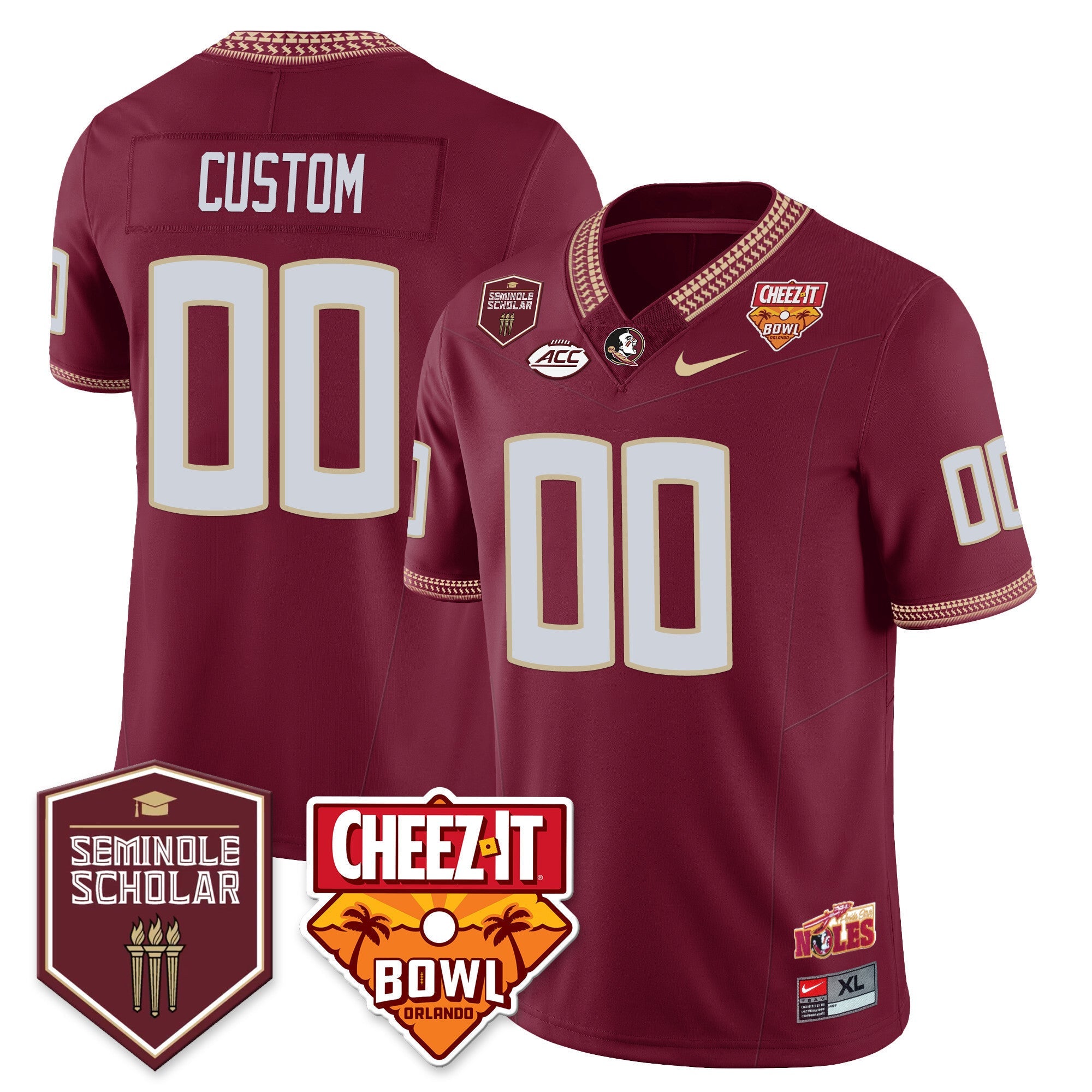 Youth?s Florida State Seminoles Football Vapor Jersey ? All Stitched