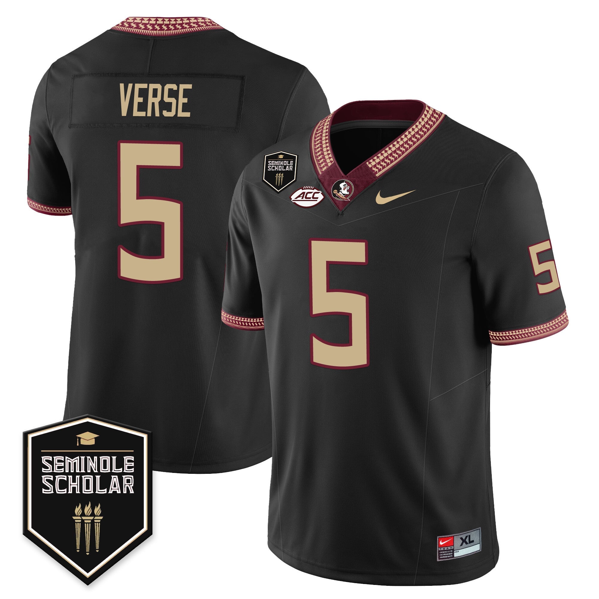 Men?s Florida State Seminoles Football Vapor Jersey ? All Stitched