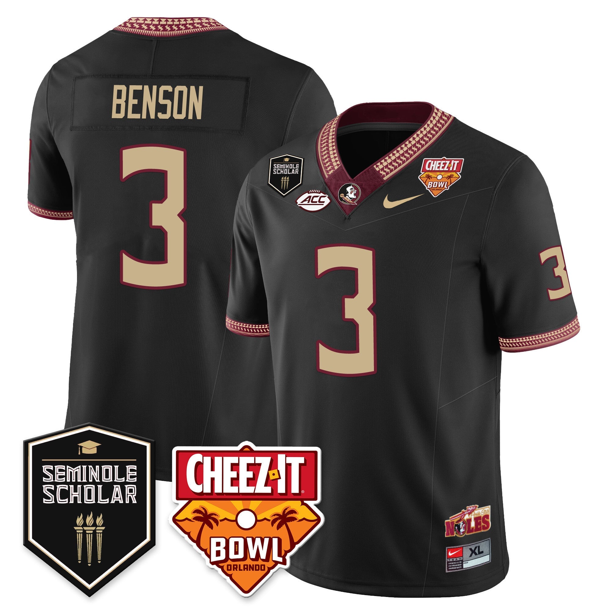 Men?s Florida State Seminoles Football Vapor Jersey ? All Stitched