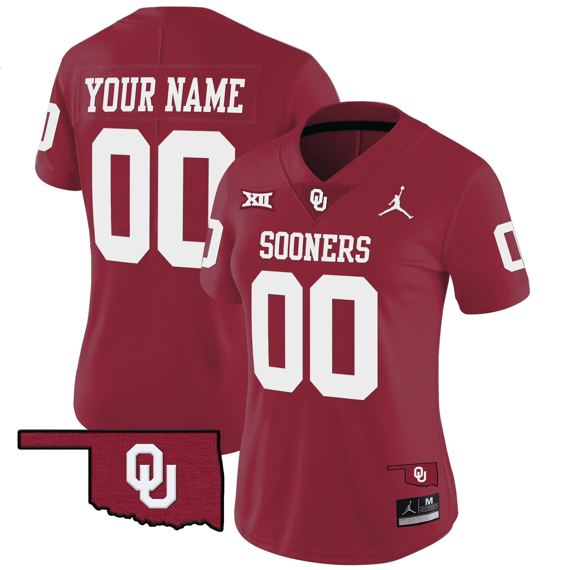 Oklahoma Sooners Vapor Limited Custom Jersey - All Stitched