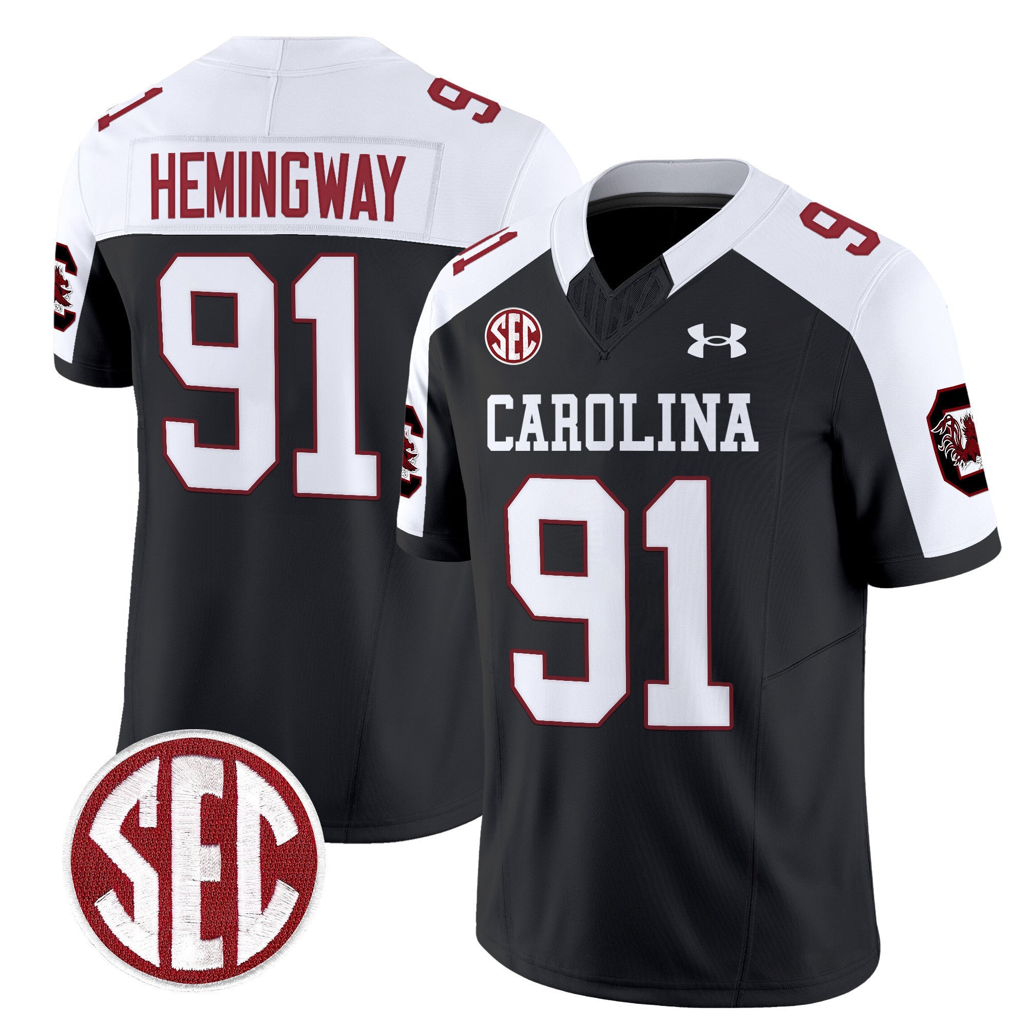 Men's South Carolina Gamecocks 1980 Throwback Vapor Limited Jersey V2 - All Stitched