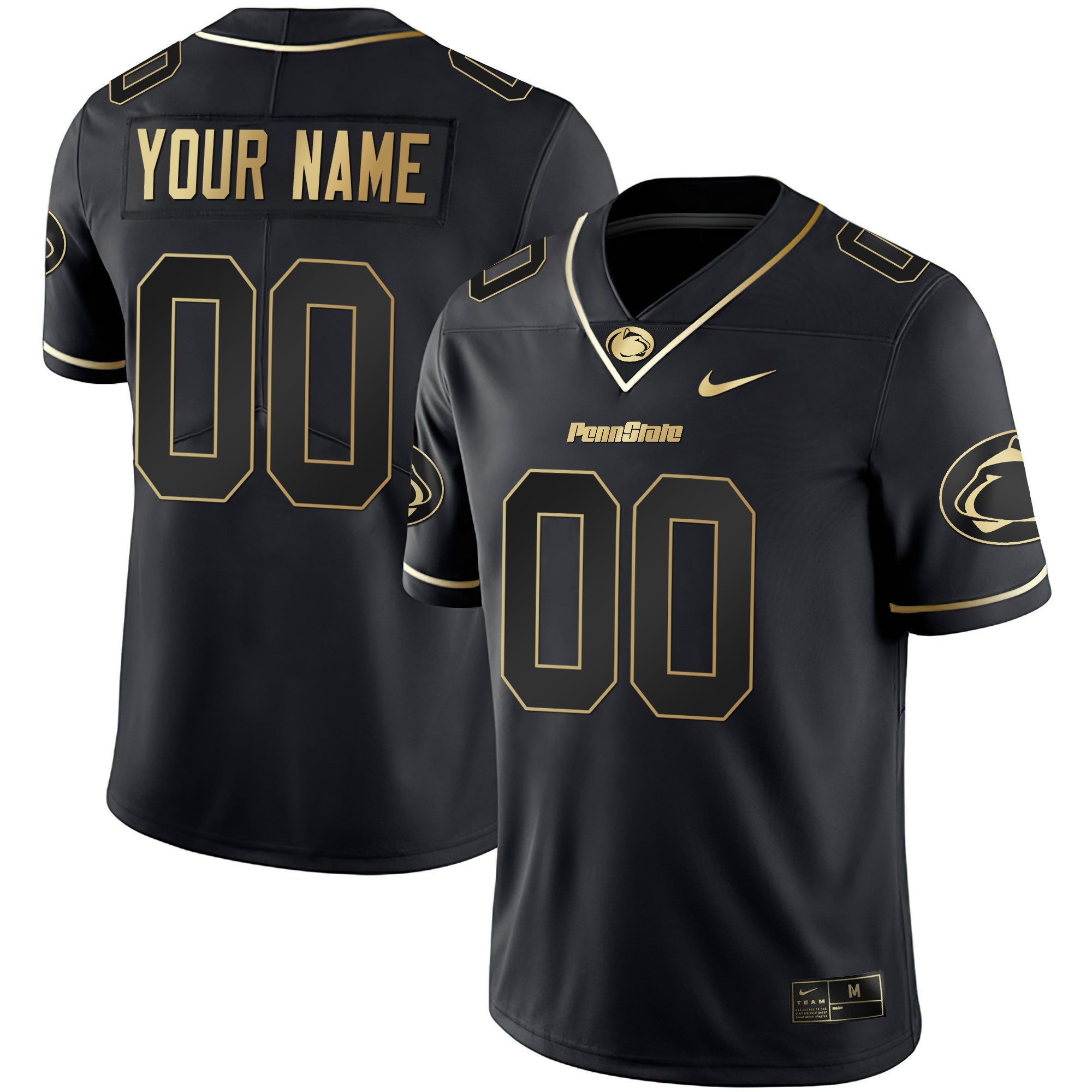 Penn State Nittany Lions Custom Name & Number Jersey - All Stitched