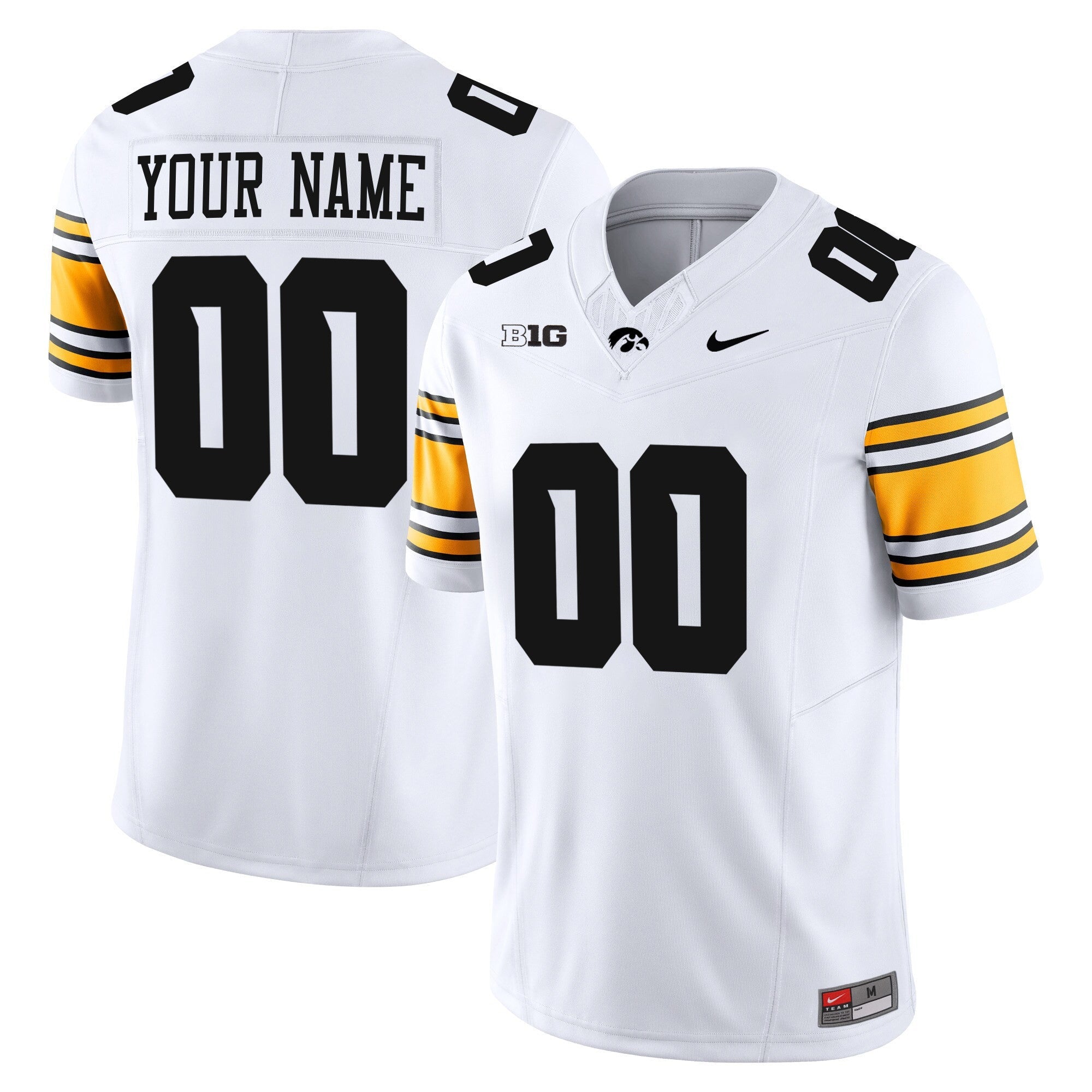Iowa Hawkeye Vapor Limited Custom Jersey - All Stitched