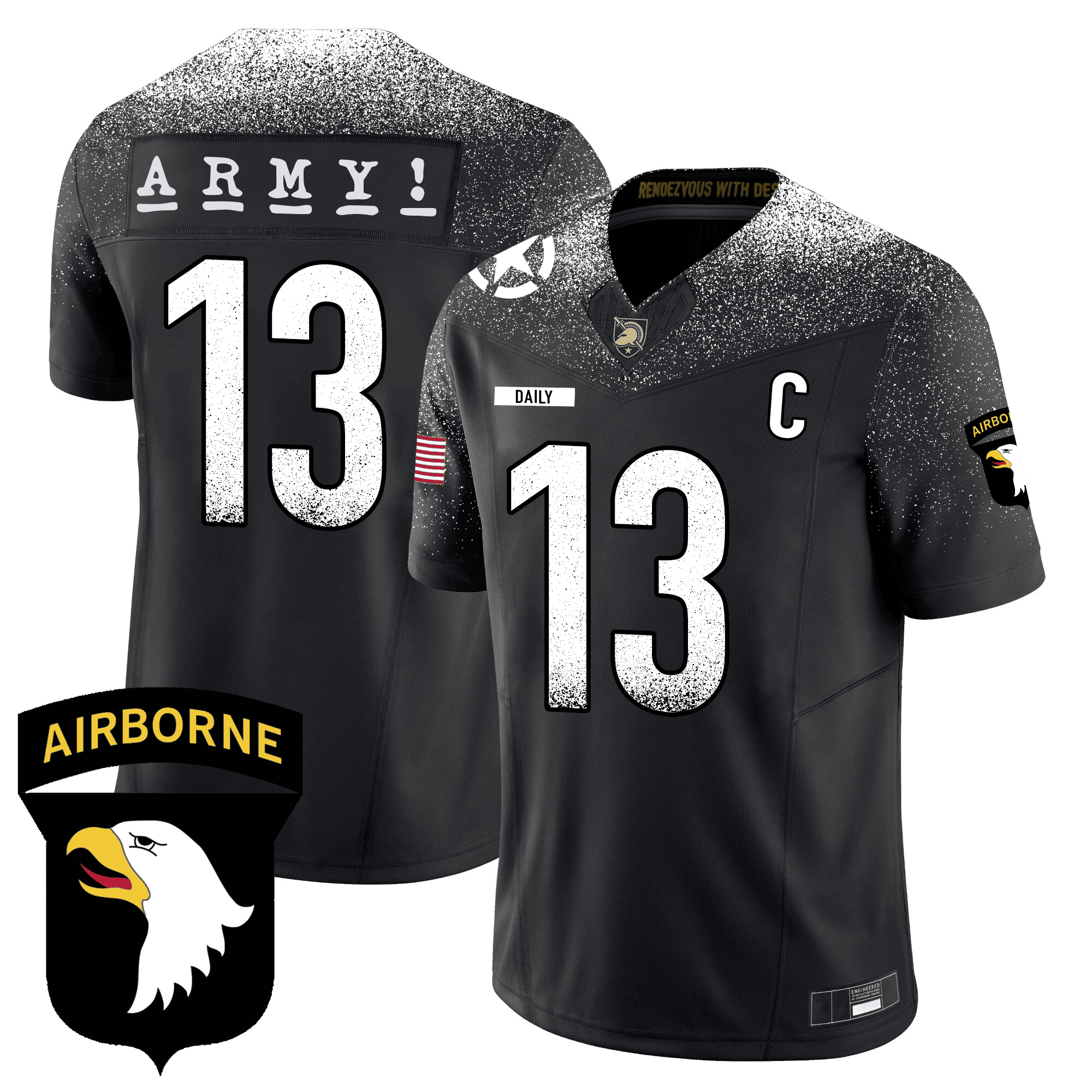 Men's Army Football 24/25 Jersey - 101st Airborne Division Honoring