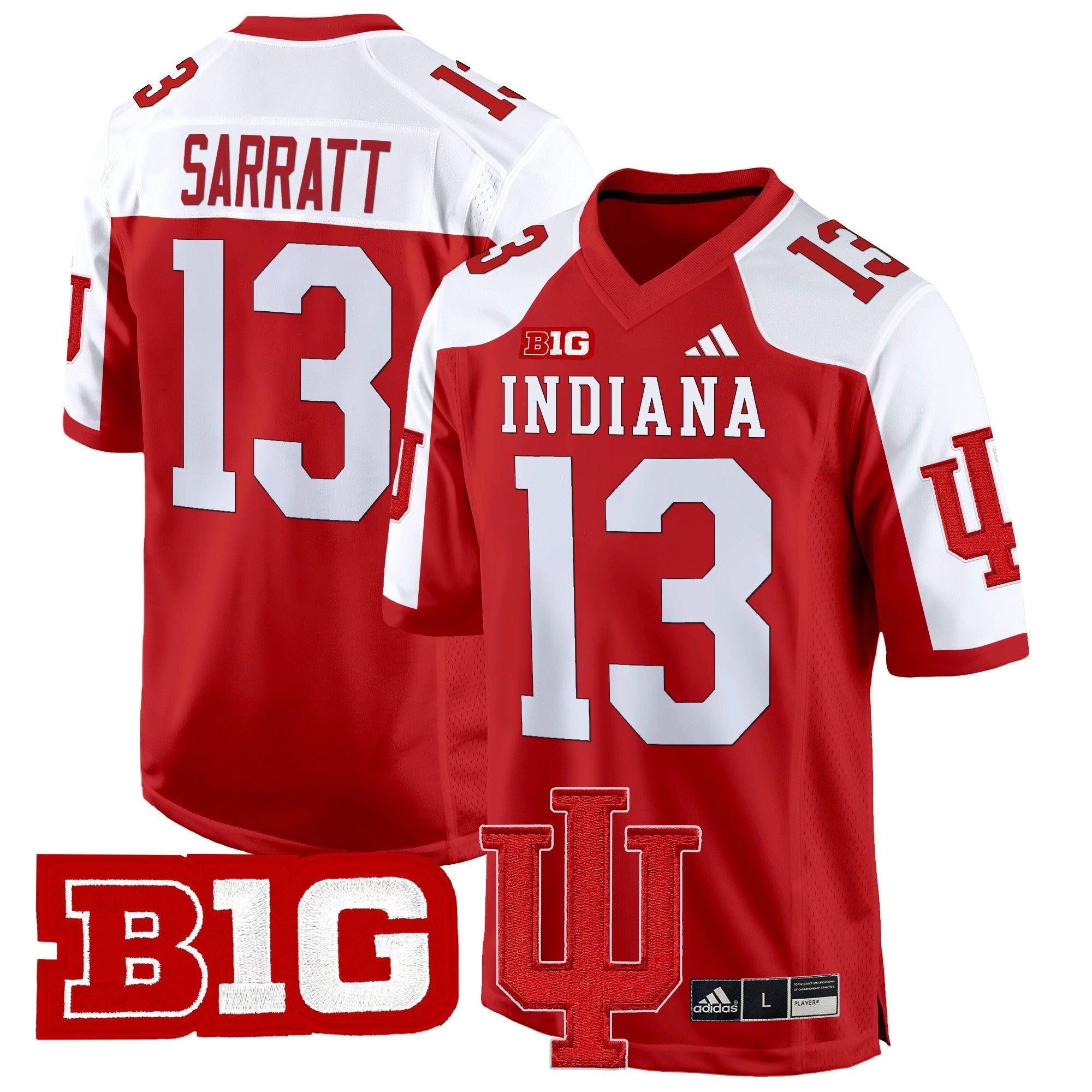 Men's Indiana Hoosiers 2024 Game Jersey V2 - All Stitched
