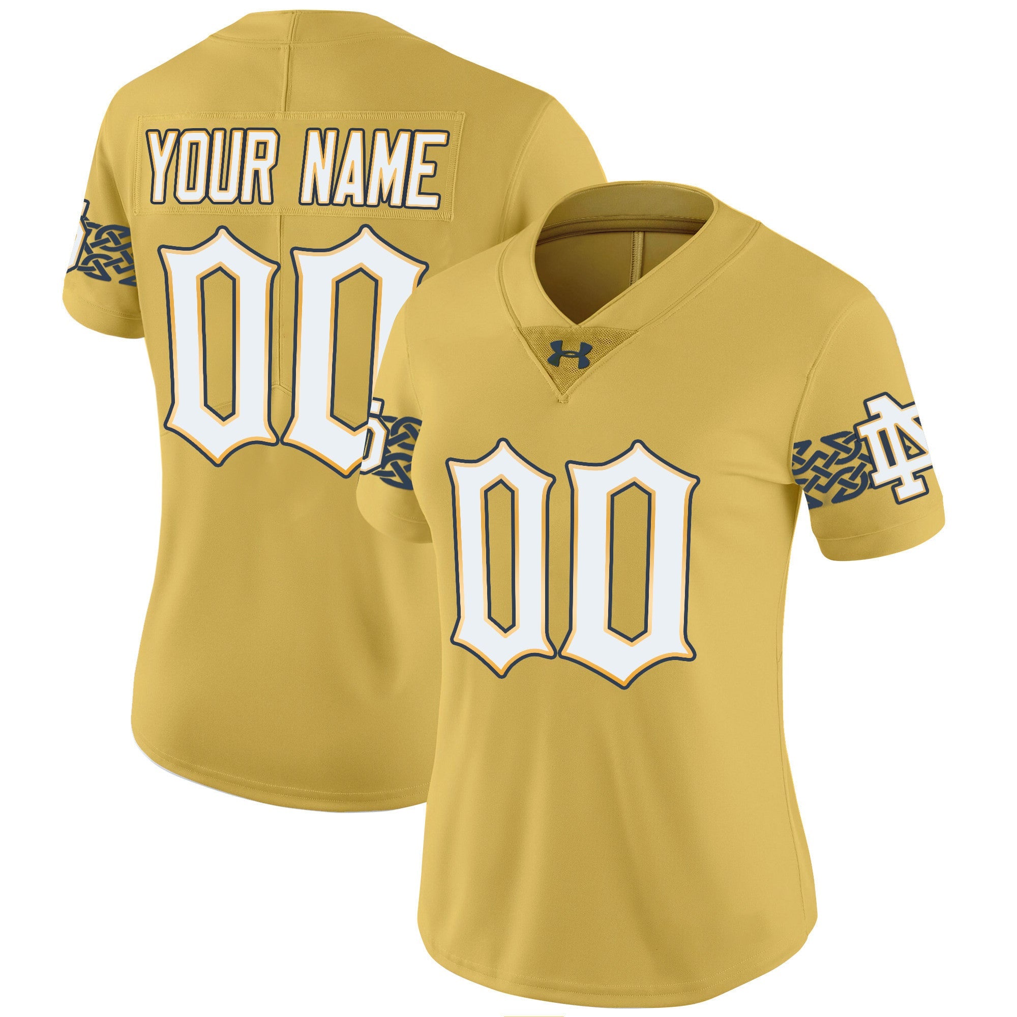 Notre Dame Fighting Irish 2024 Vapor Limited Custrom Jersey V2 - All Stitched