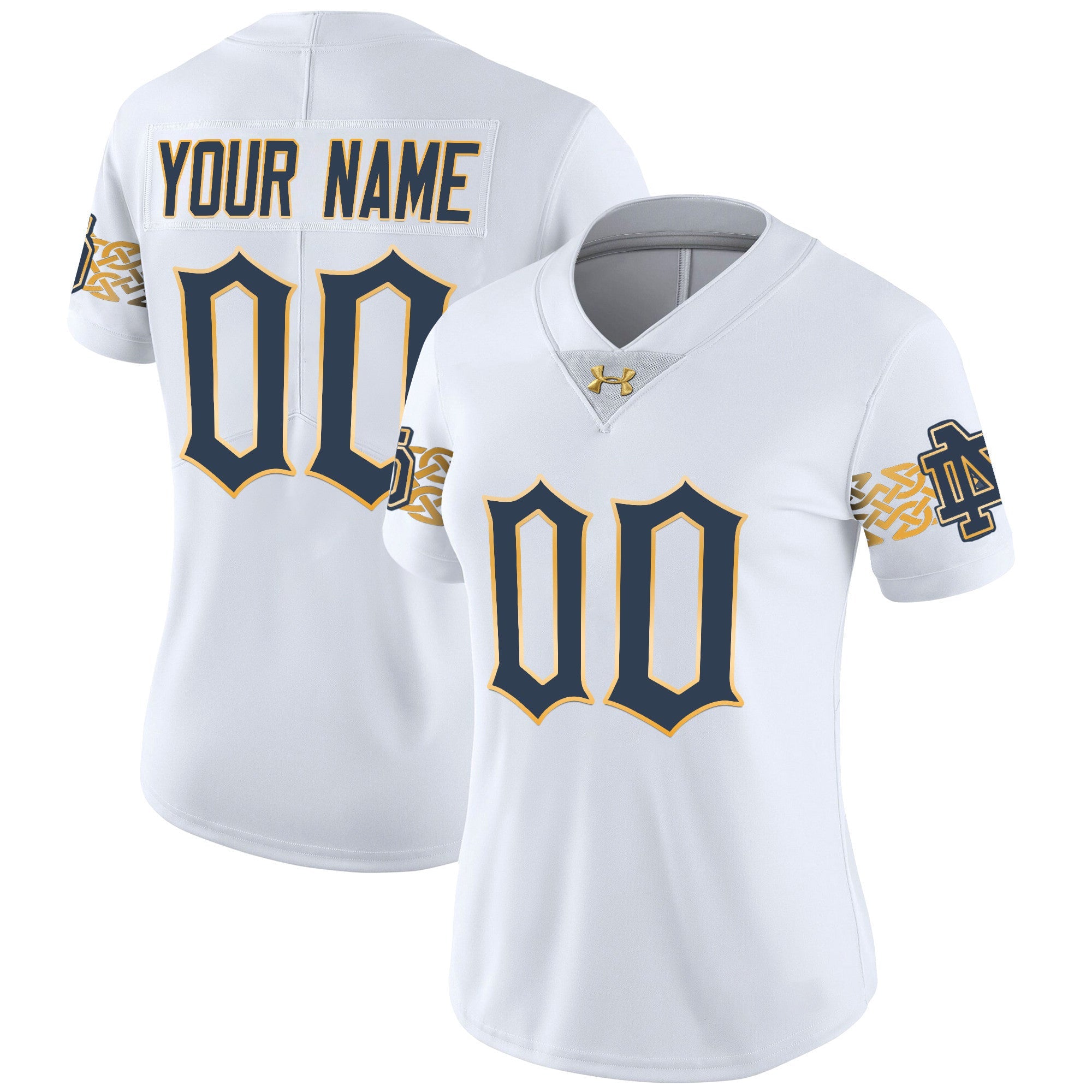 Notre Dame Fighting Irish 2024 Vapor Limited Custrom Jersey V2 - All Stitched