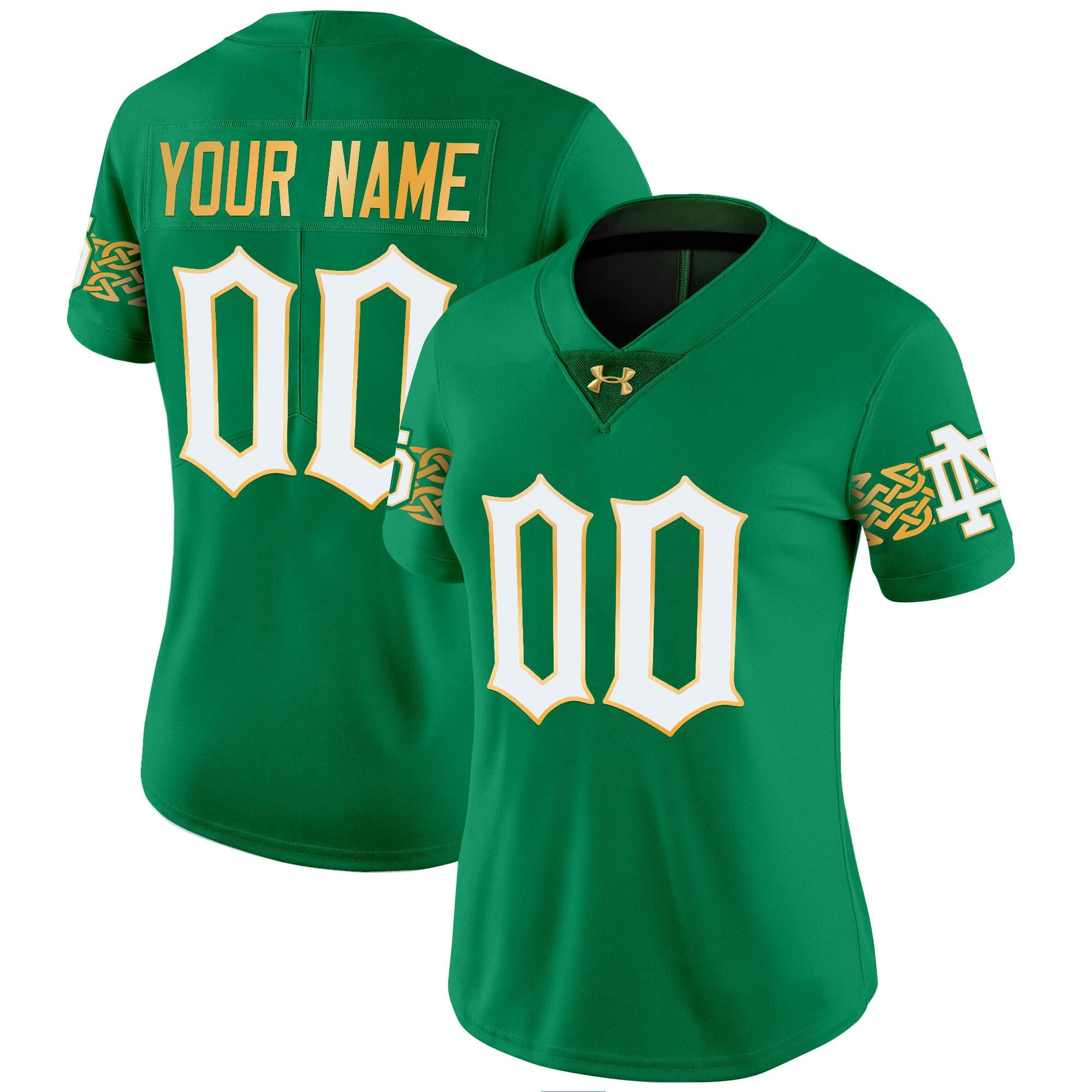 Notre Dame Fighting Irish 2024 Vapor Limited Custrom Jersey V2 - All Stitched