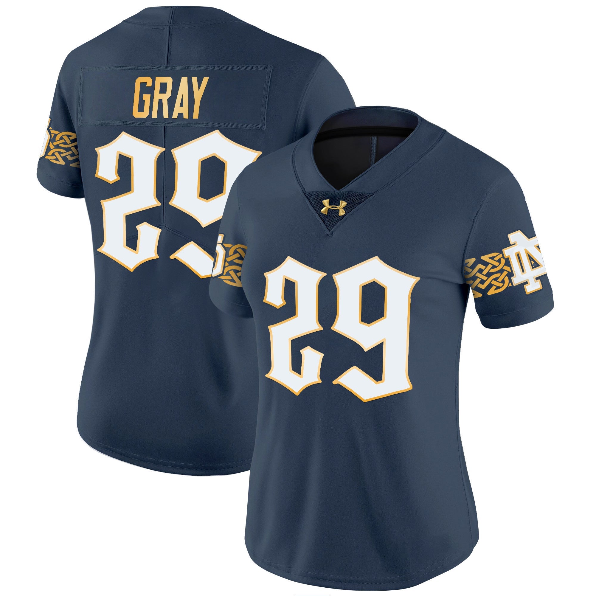 Women's Notre Dame Fighting Irish 2024 Vapor Limited Jersey V2 - All Stitched