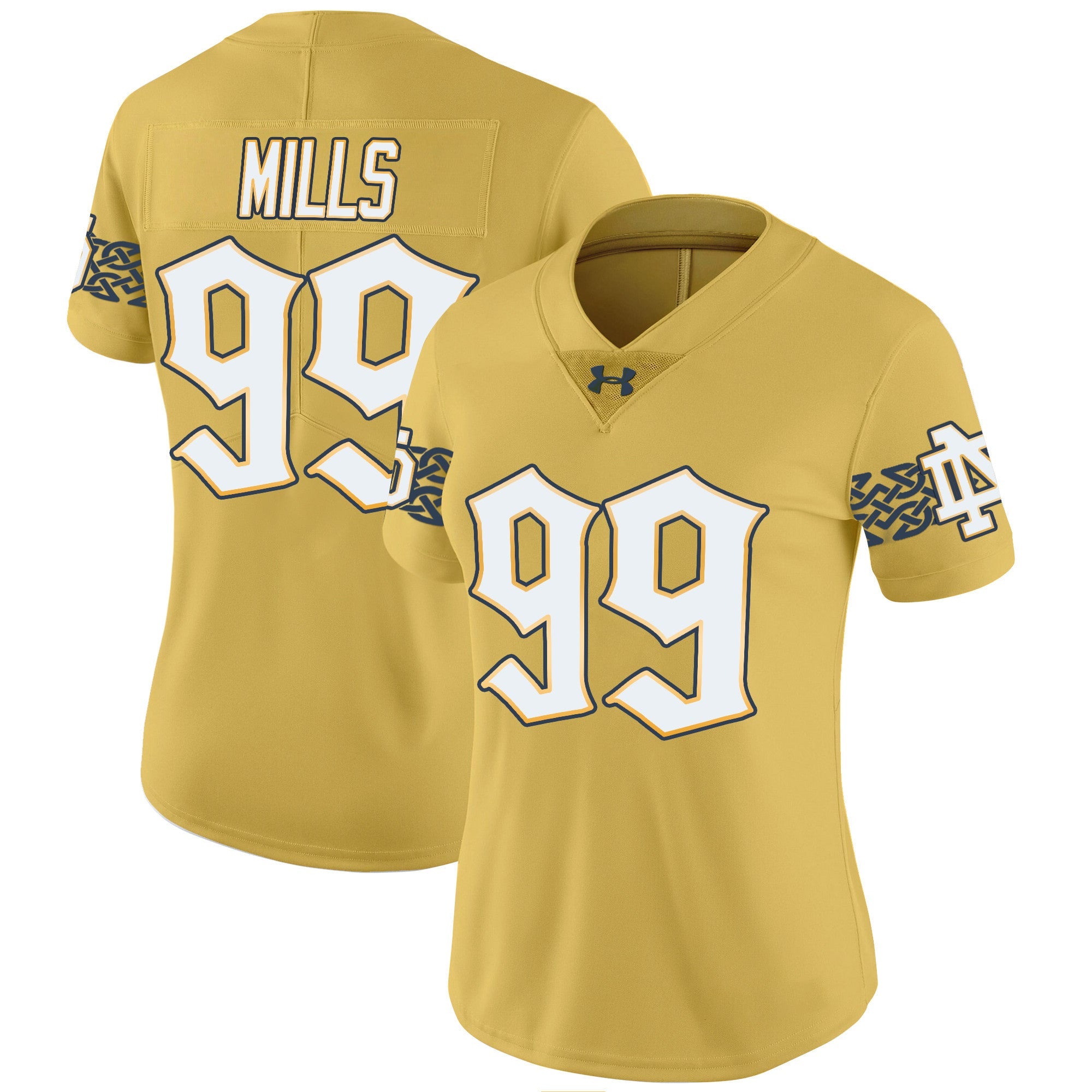 Women's Notre Dame Fighting Irish 2024 Vapor Limited Jersey V2 - All Stitched