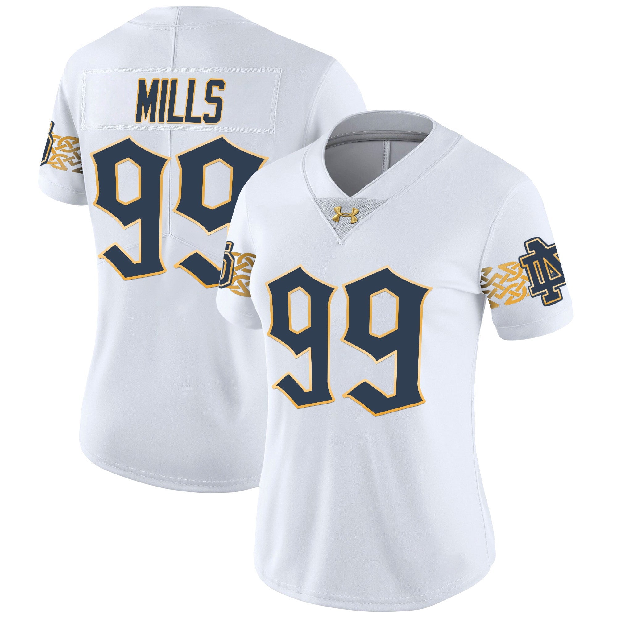 Women's Notre Dame Fighting Irish 2024 Vapor Limited Jersey V2 - All Stitched