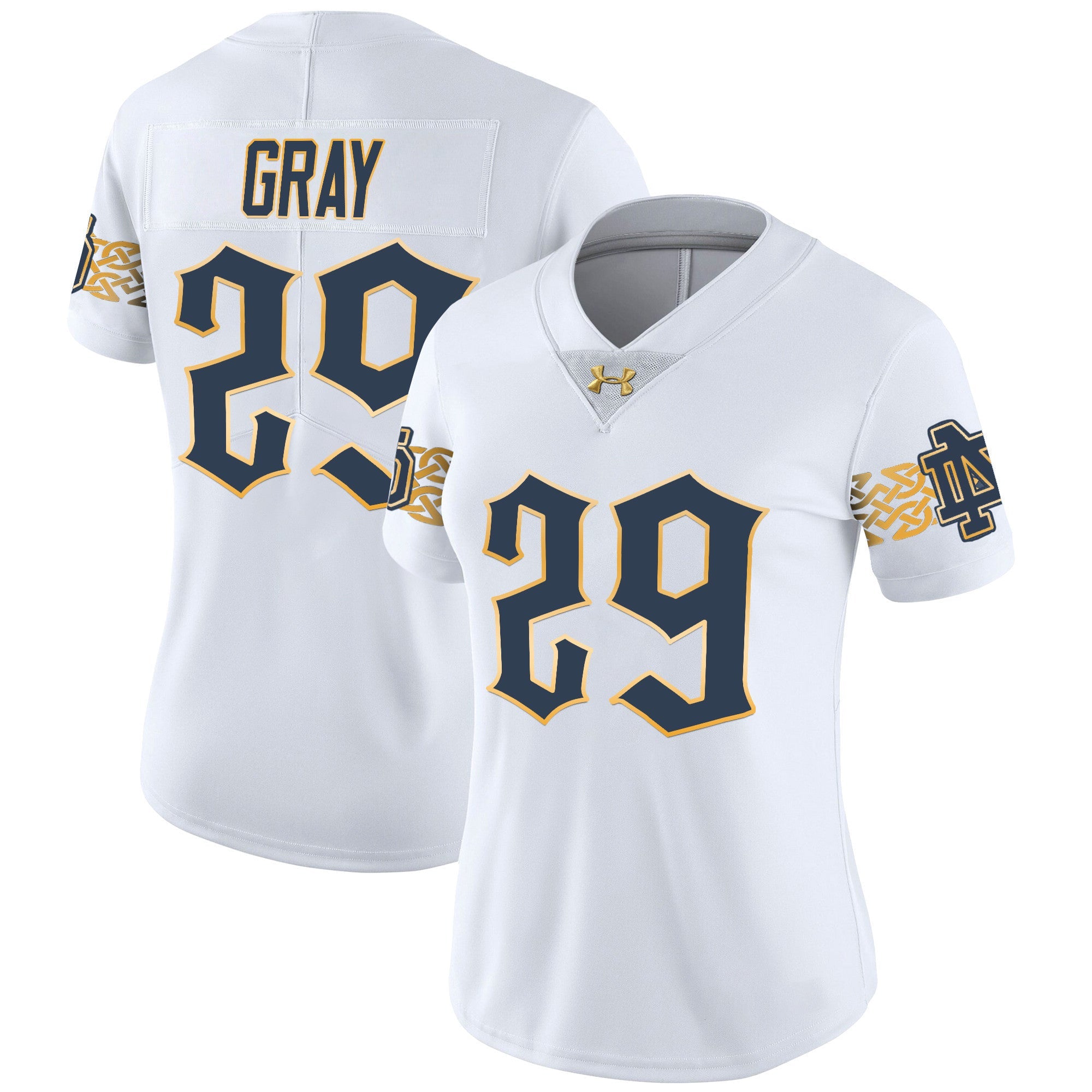 Women's Notre Dame Fighting Irish 2024 Vapor Limited Jersey V2 - All Stitched