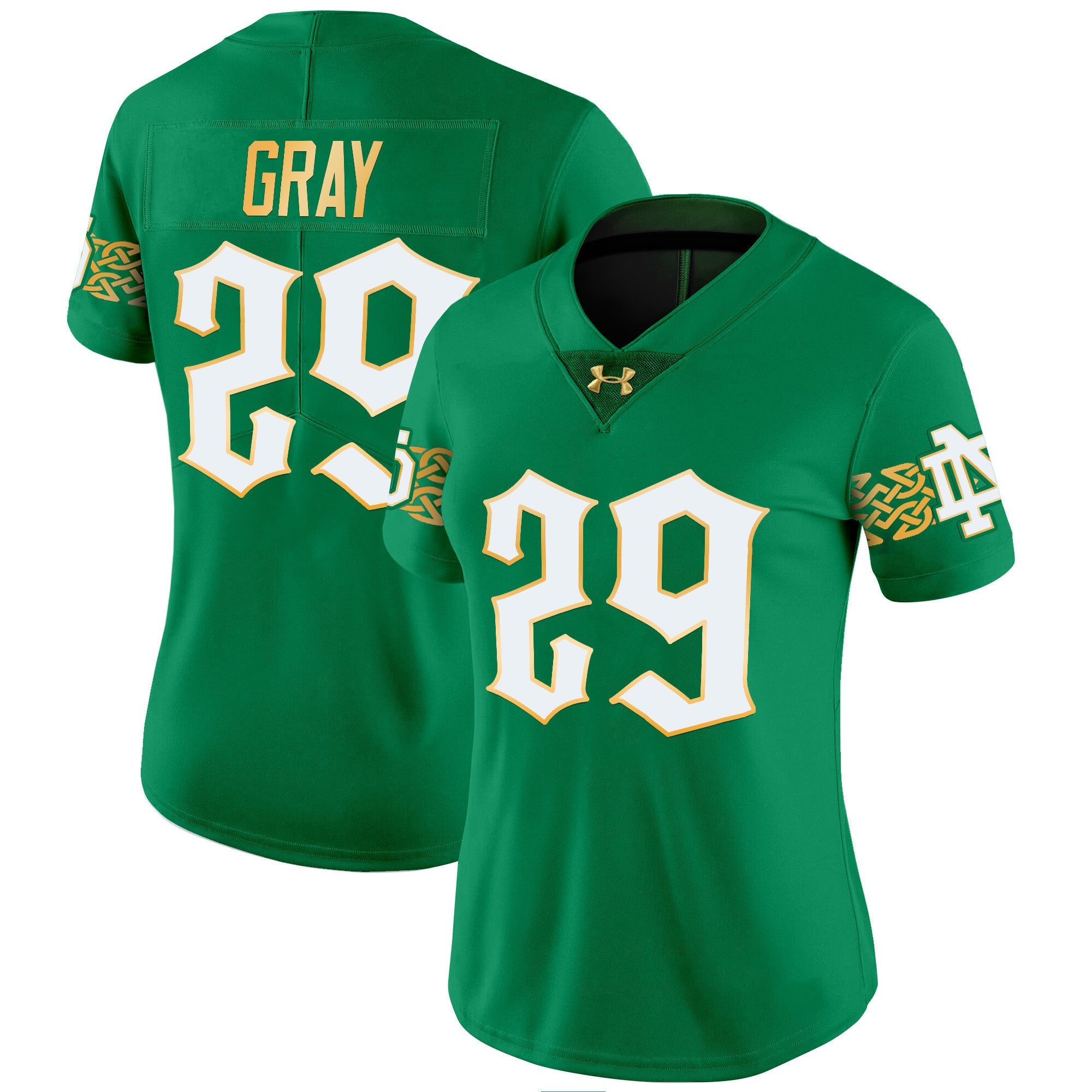 Women's Notre Dame Fighting Irish 2024 Vapor Limited Jersey V2 - All Stitched