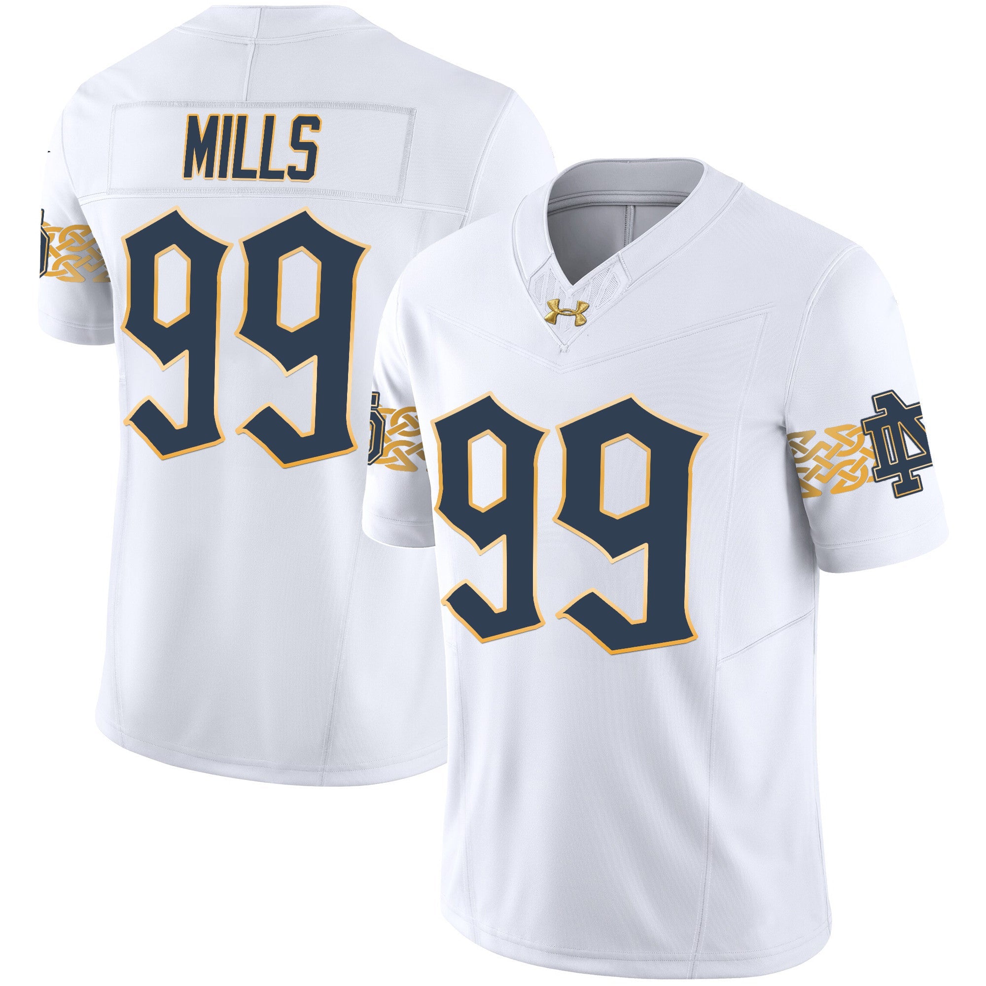 Men's Notre Dame Fighting Irish 2024 Vapor Limited Jersey V2 - All Stitched