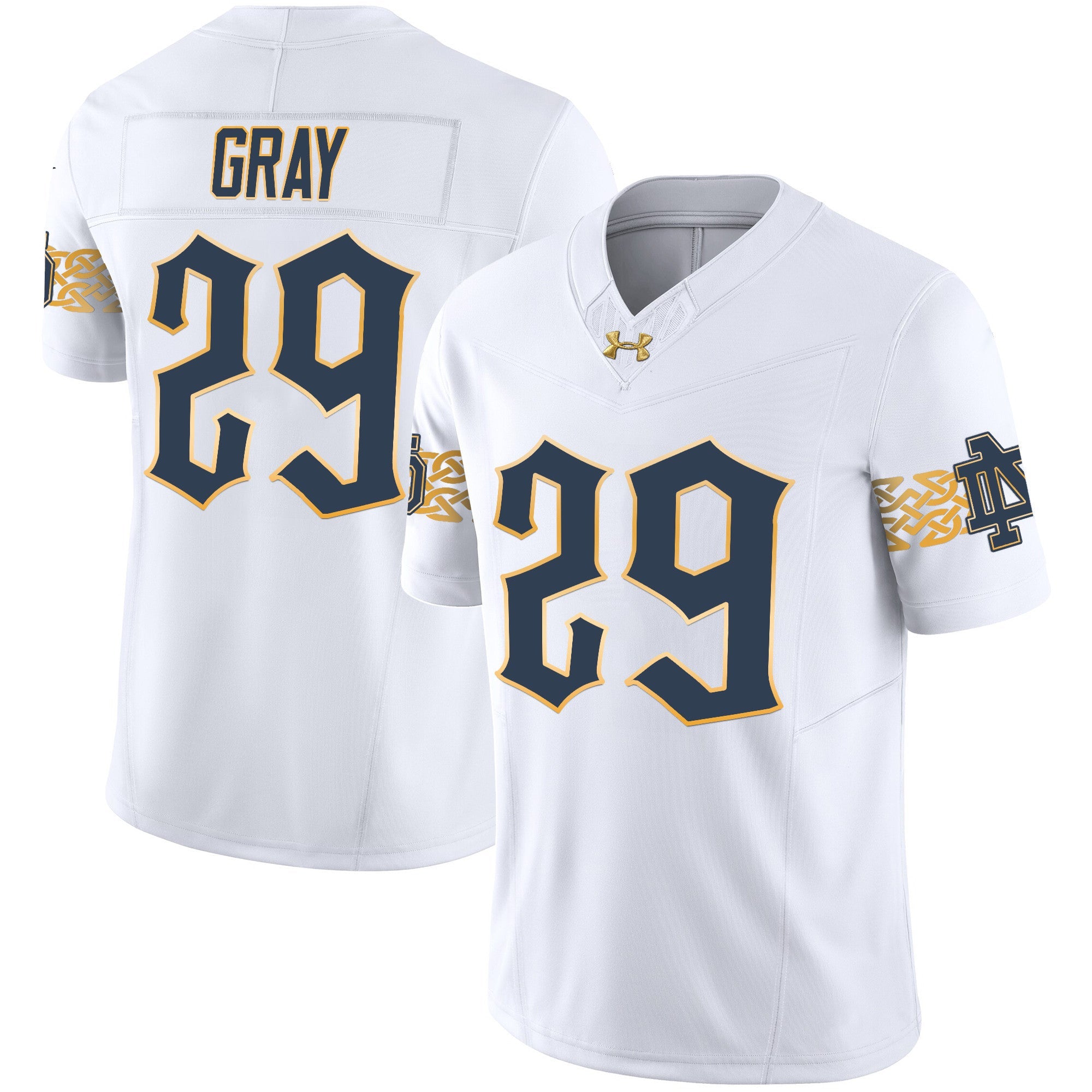 Men's Notre Dame Fighting Irish 2024 Vapor Limited Jersey V2 - All Stitched