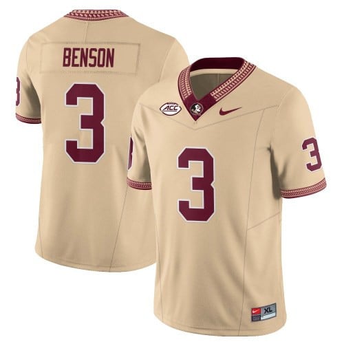 Men?s Florida State Seminoles Football Vapor Gold Jersey ? All Stitched