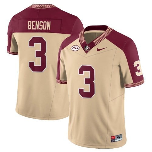 Men?s Florida State Seminoles Football Vapor Gold Jersey ? All Stitched