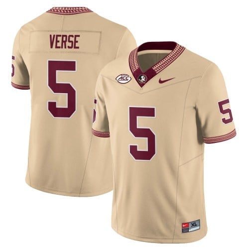 Men?s Florida State Seminoles Football Vapor Gold Jersey ? All Stitched