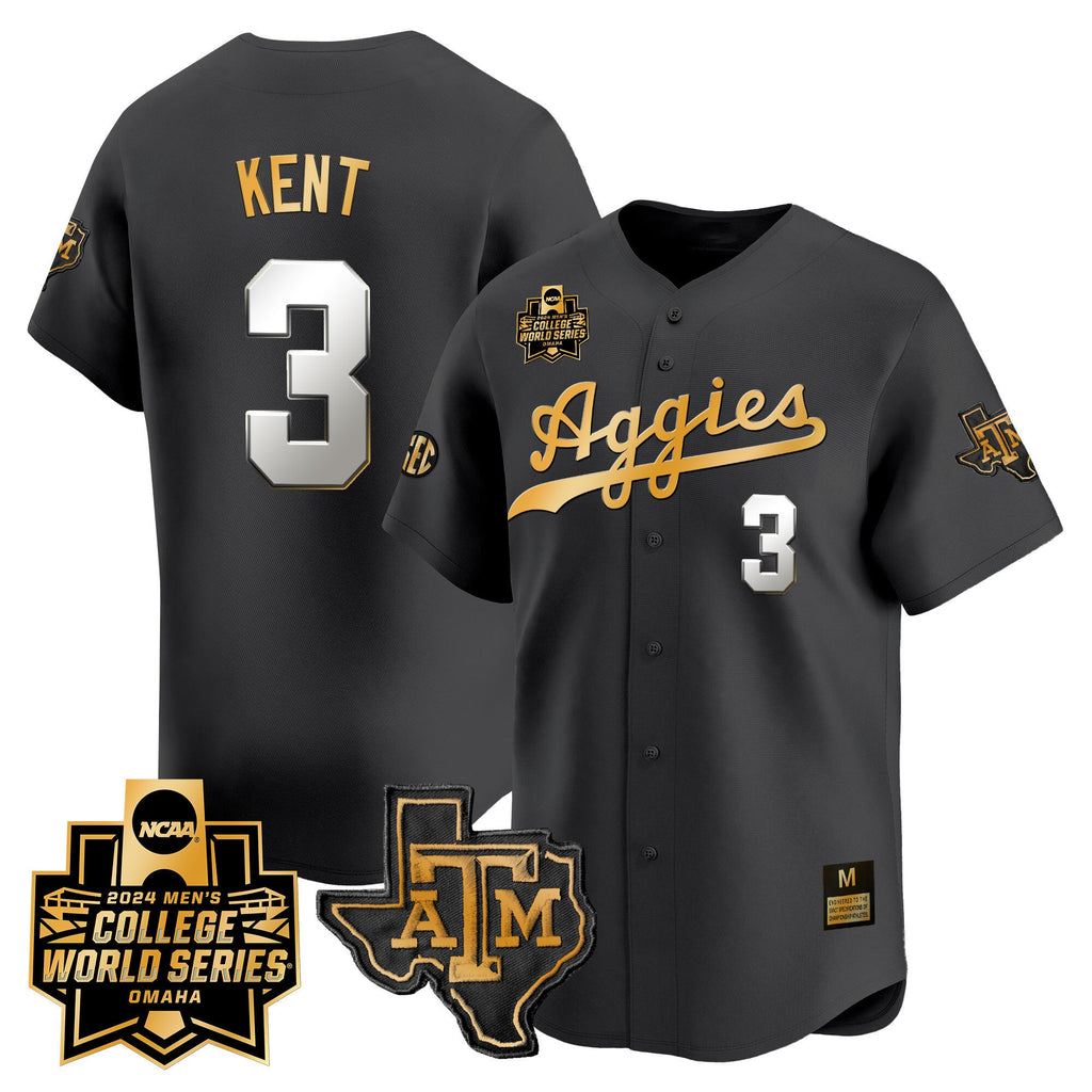 Men's Texas A&M Aggies 2024 College World Series Vapor Premier Limited Jersey - All Stitched