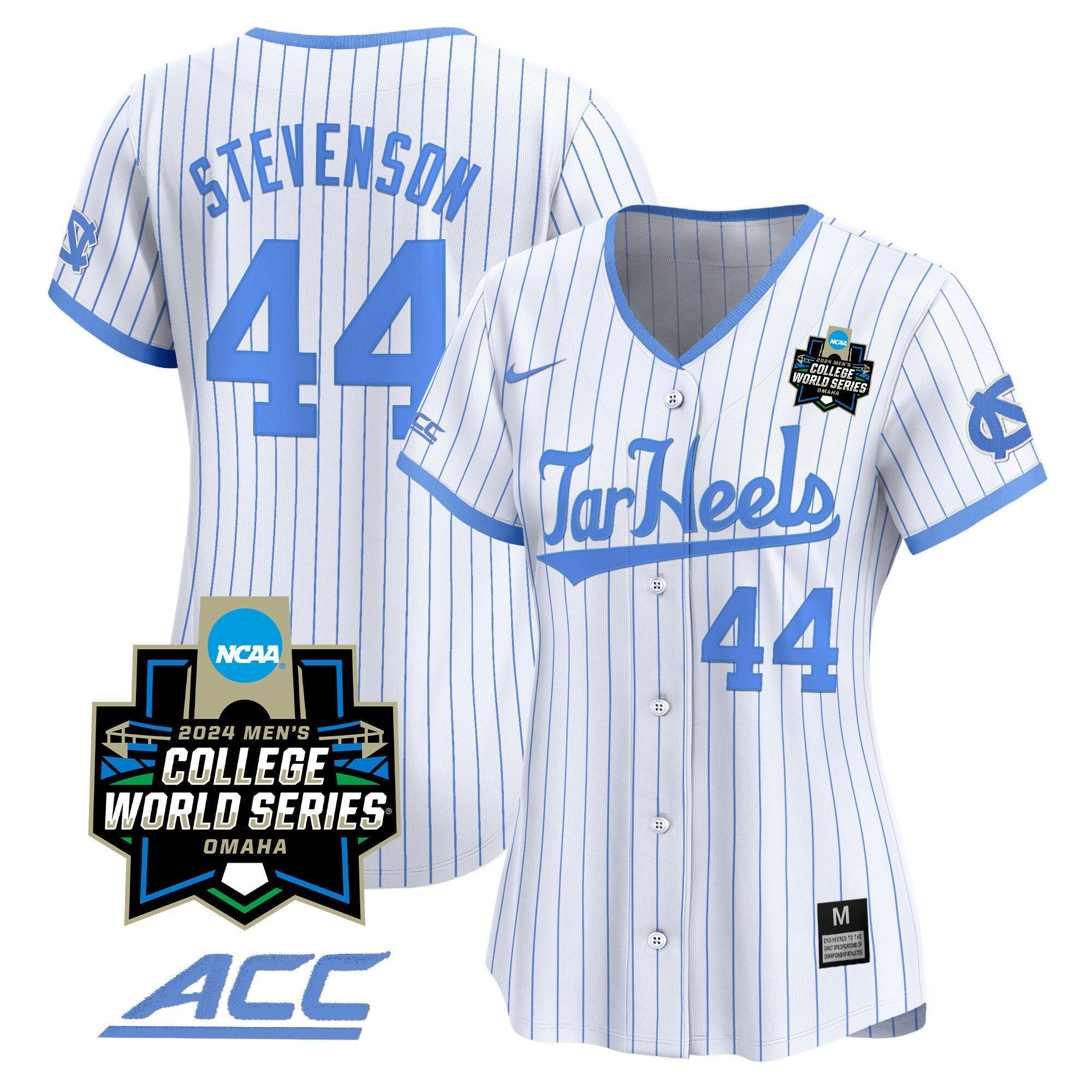 Women's North Carolina Tar Heels 2024 College World Series Vapor Premier Limited Jersey - All Stitched